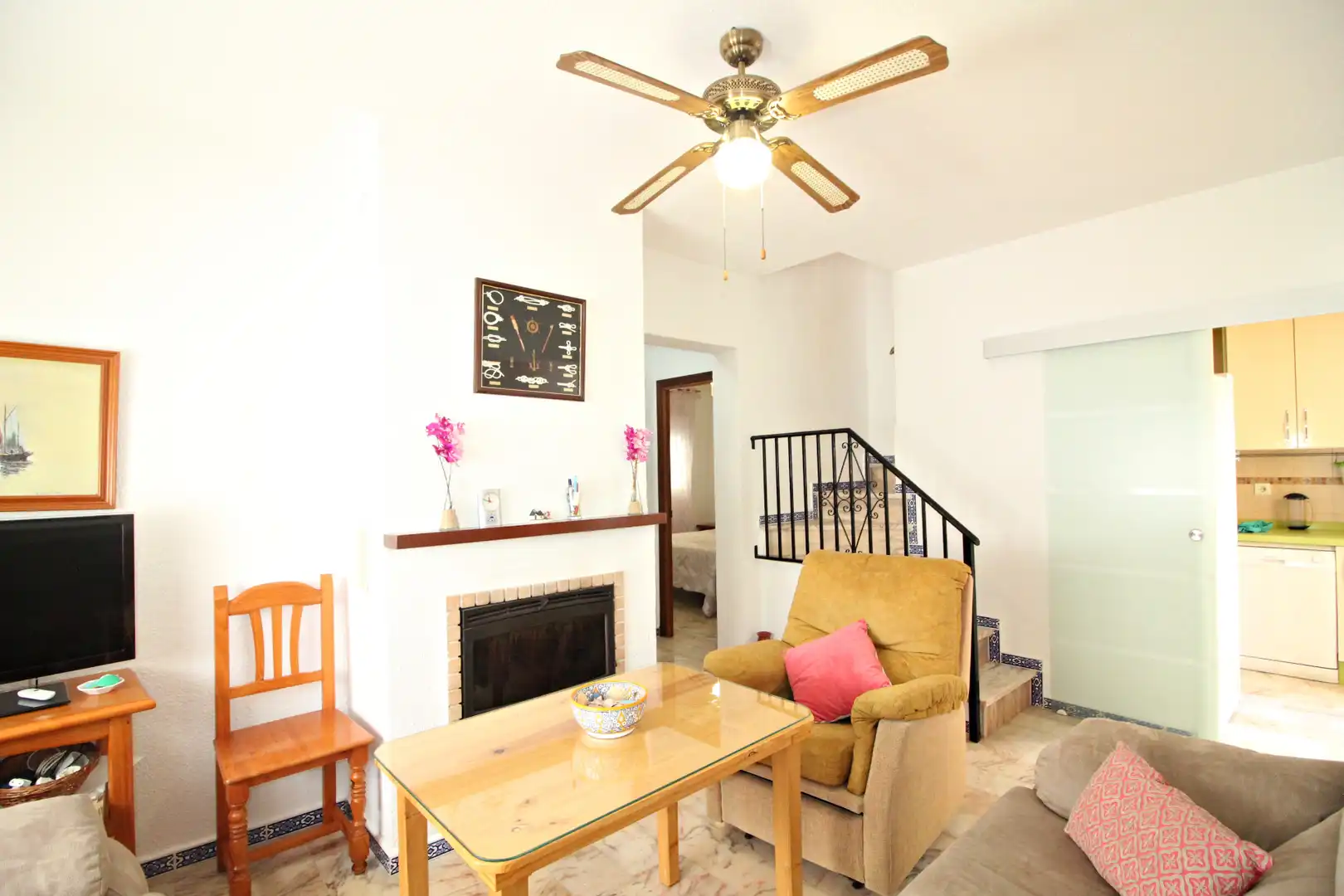 Living room of Detached homes for sale in Mazagón  with Air Conditioner, Terrace and Storage room
