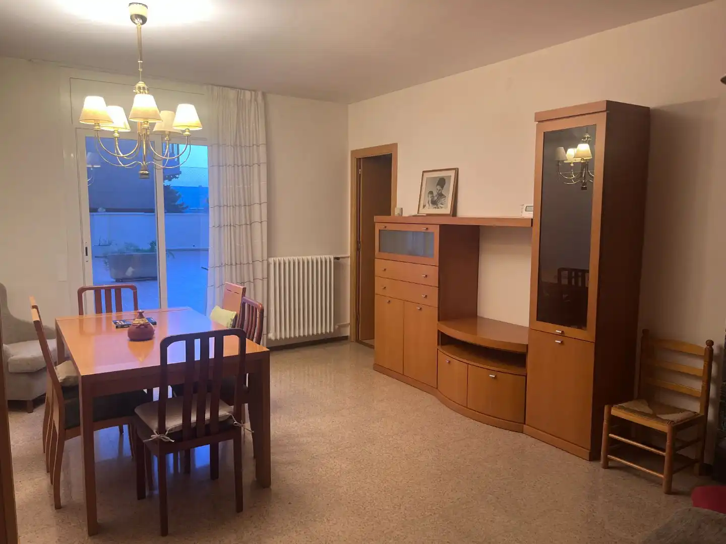 Comedor de Piso de alquiler en Terrassa con Aire acondicionado y Terraza