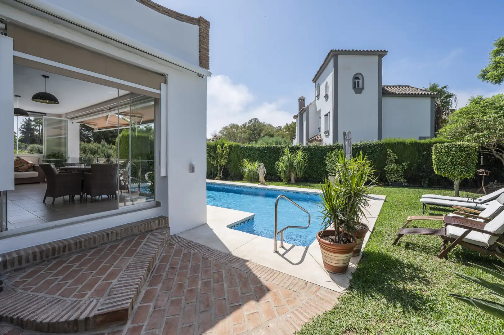 Jardín de Casa o chalet en venta en Mijas con Aire acondicionado, Jardín privado y Terraza