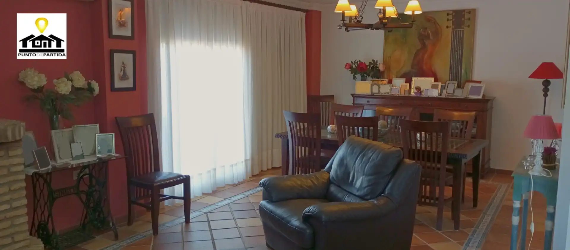 Sala de estar de Casa o chalet en venta en Carmona con Aire acondicionado, Jardín privado y Terraza
