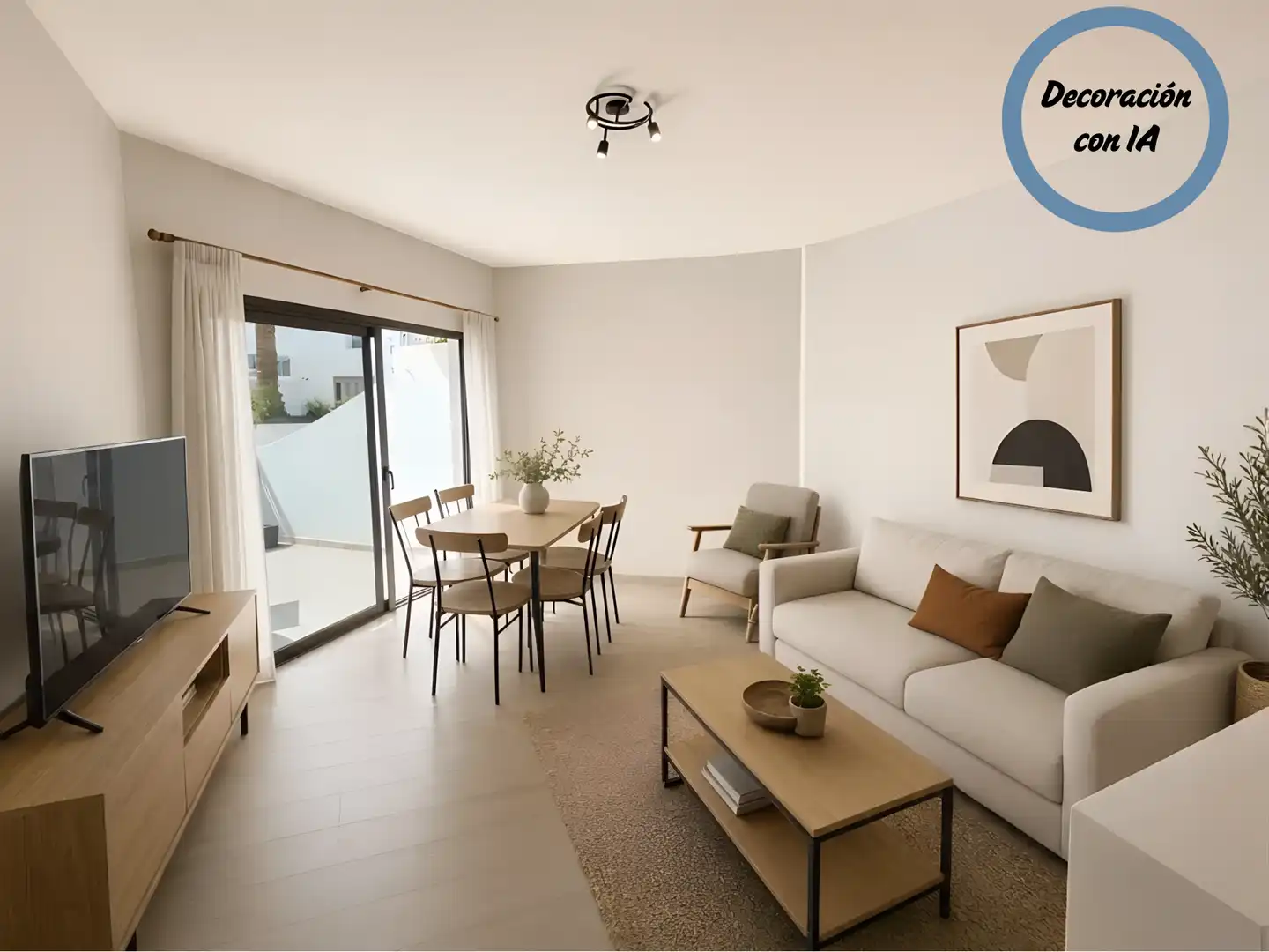 Sala d'estar de Apartament en venda en Tuineje amb Terrassa, Moblat i Piscina comunitària