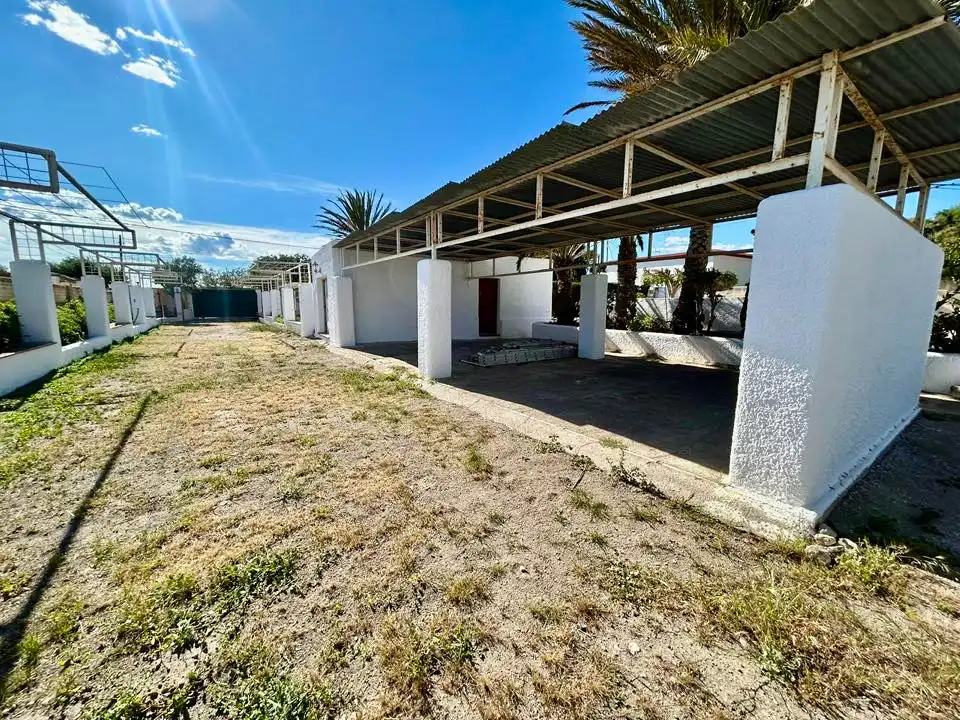 Vista exterior de Casa o chalet en venta en Almería con Jardín privado y Terraza
