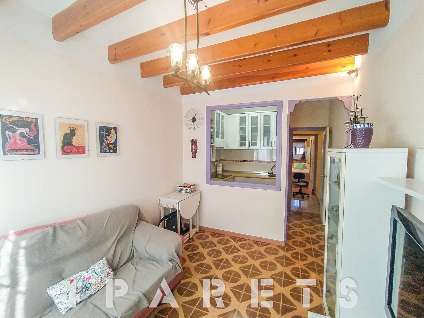 Cocina de Casa adosada en venta en Cervera del Maestre con Terraza, Trastero y Horno