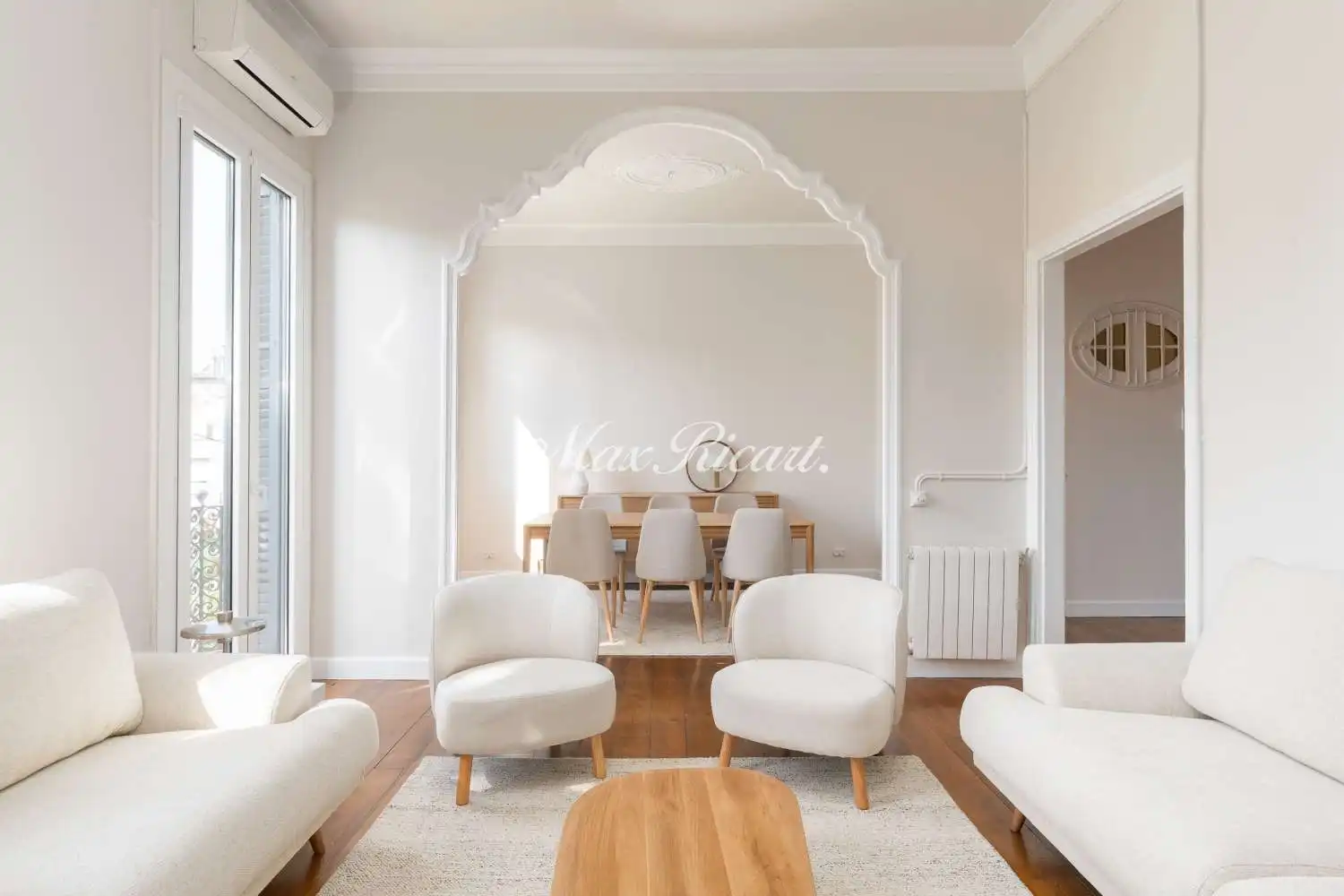 Living room of Flat for rent in Barcelona  with Air Conditioner, Heating and Swimming Pool