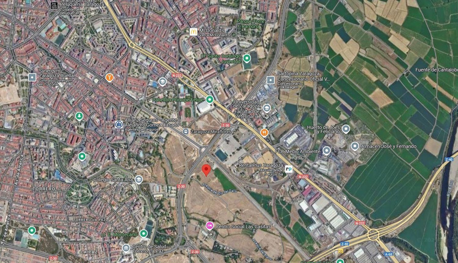 Exterior view of Residential for sale in  Zaragoza Capital