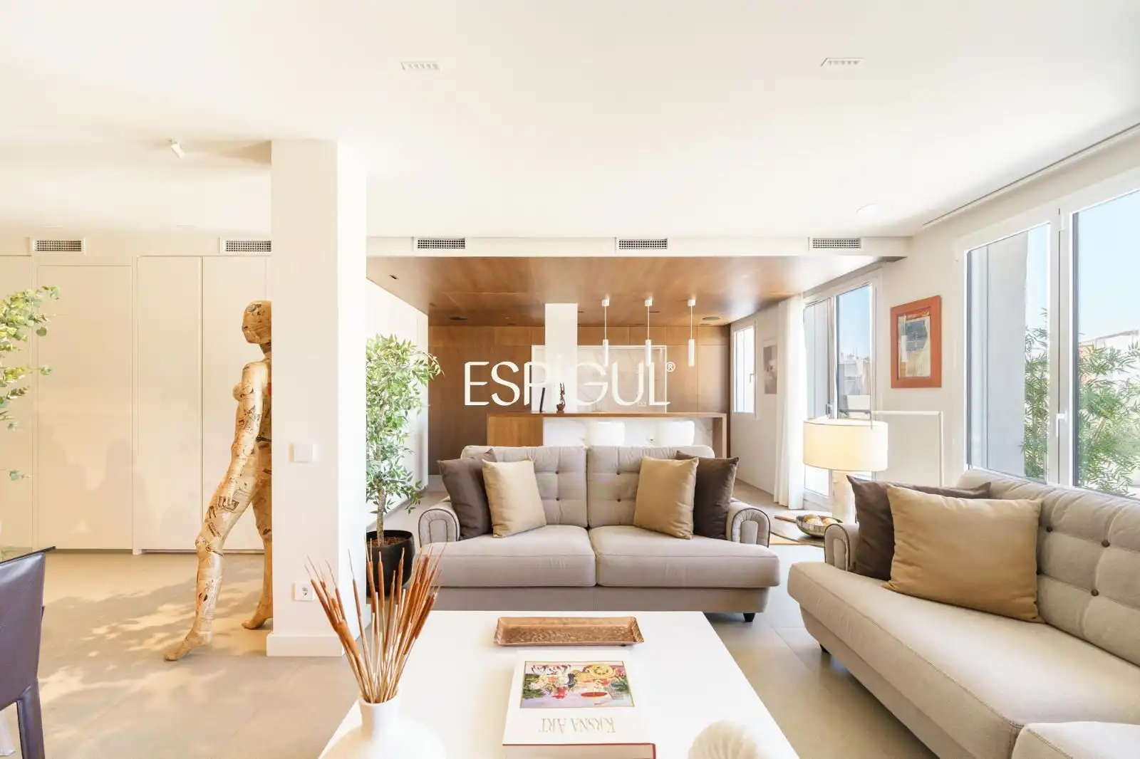 Living room of Attic for sale in Barcelona  with Air Conditioner, Heating and Parquet flooring