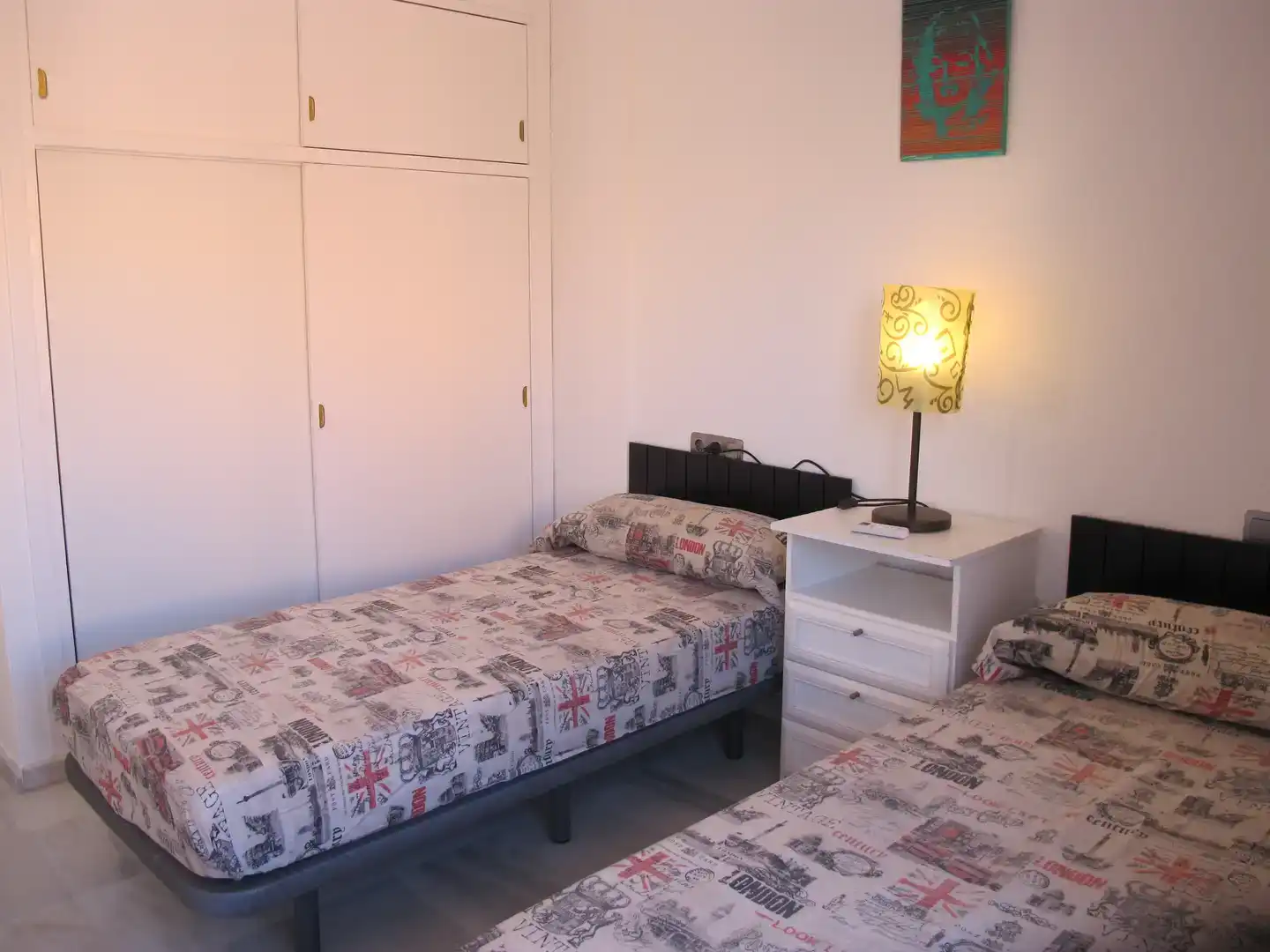 Schlafzimmer von Wohnung zur Miete in Sant Josep de sa Talaia mit Klimaanlage, Möbliert und Balkon