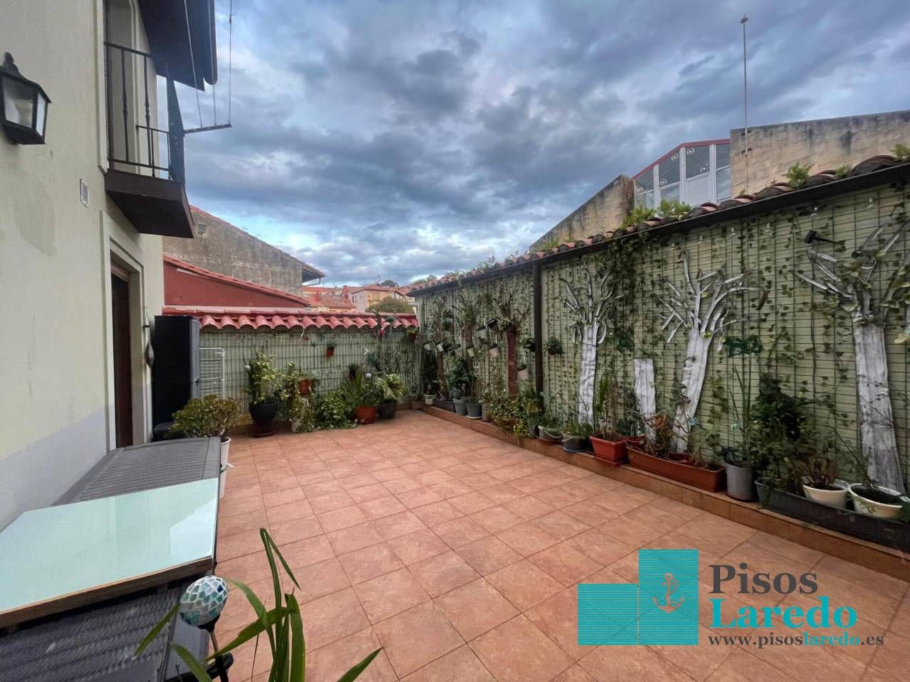 Terrace of Flat to rent in Laredo  with Heating and Furnished