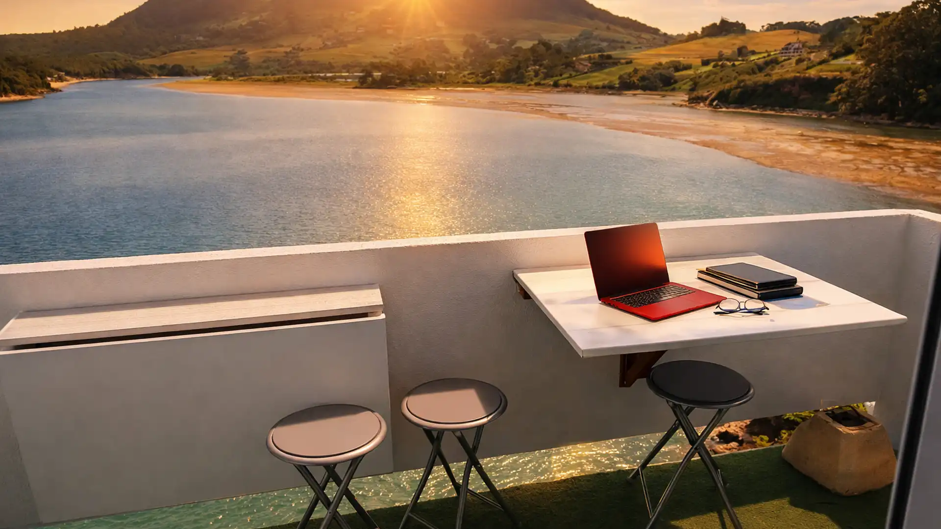 Terrace of Flat for rent in Miengo  with Heating, Terrace and Furnished