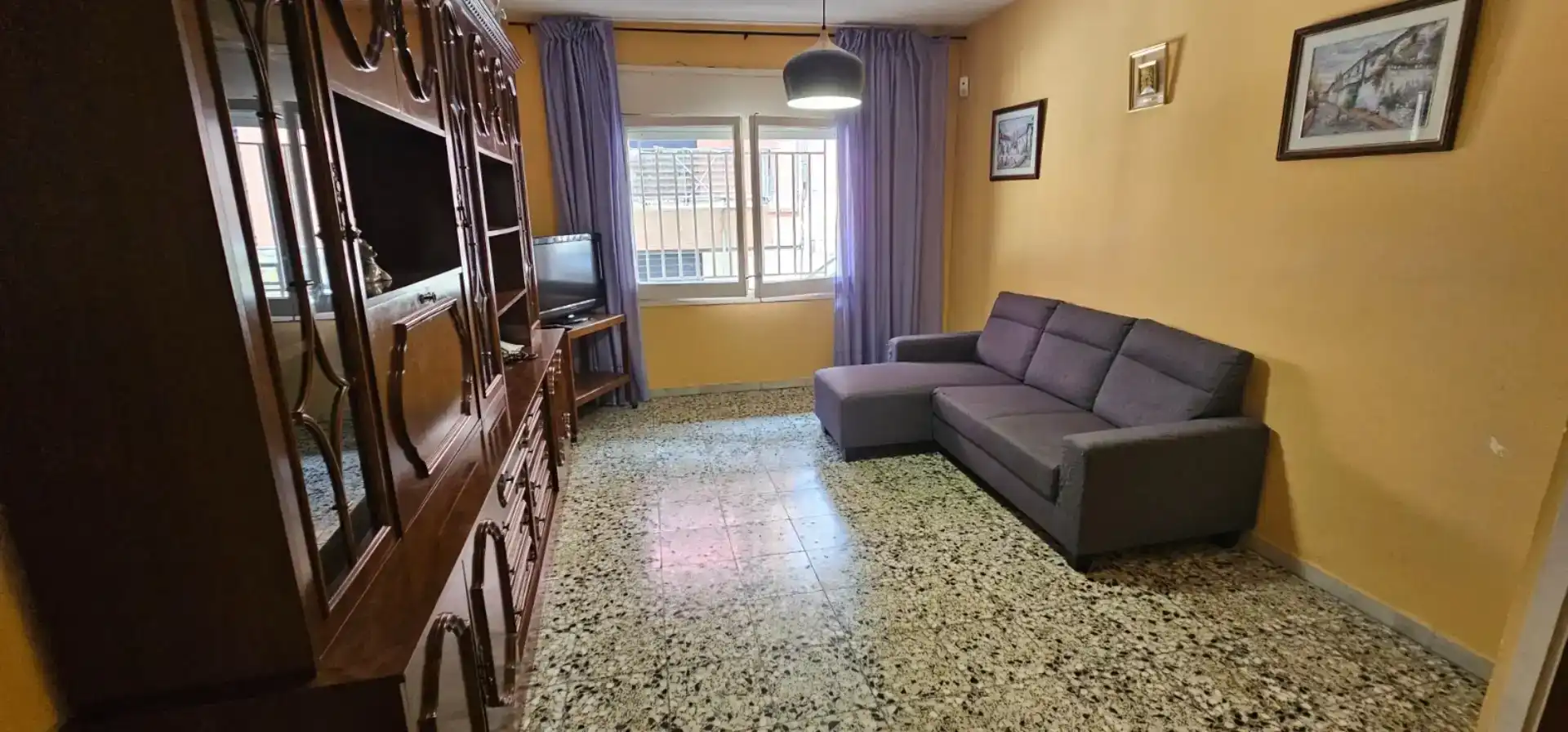 Living room of Flat for sale in Badalona