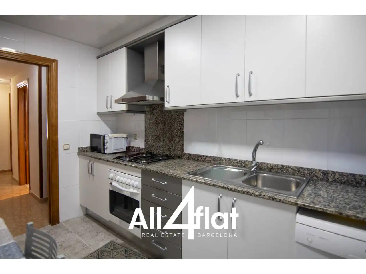 Küche von Wohnung zum Verkauf in Viladecans mit Klimaanlage, Heizung und Balkon