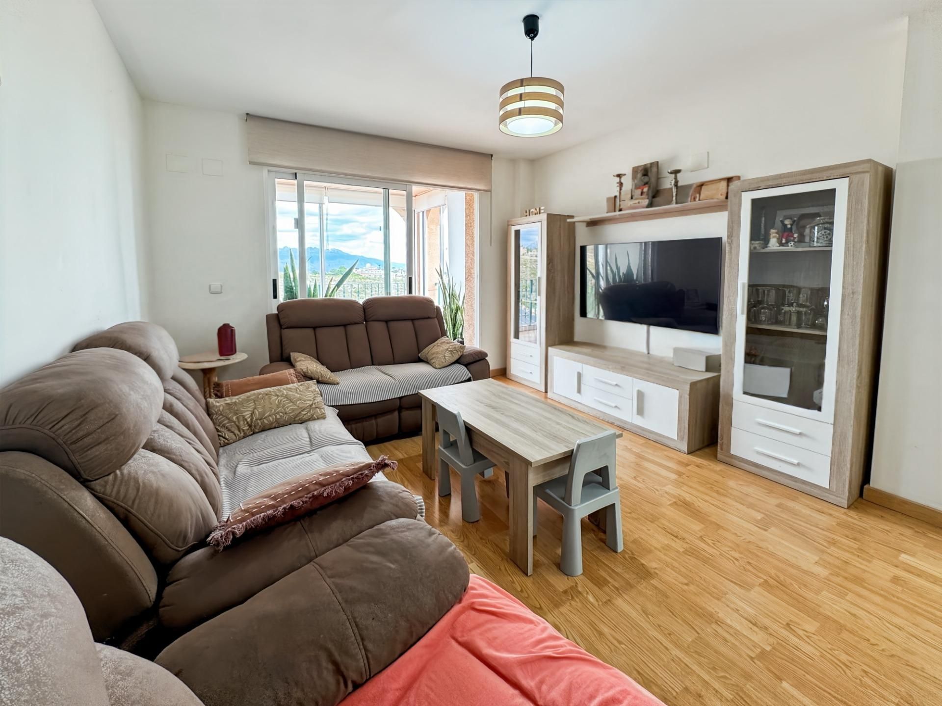 Living room of Flat for sale in La Nucia  with Air Conditioner, Heating and Private garden