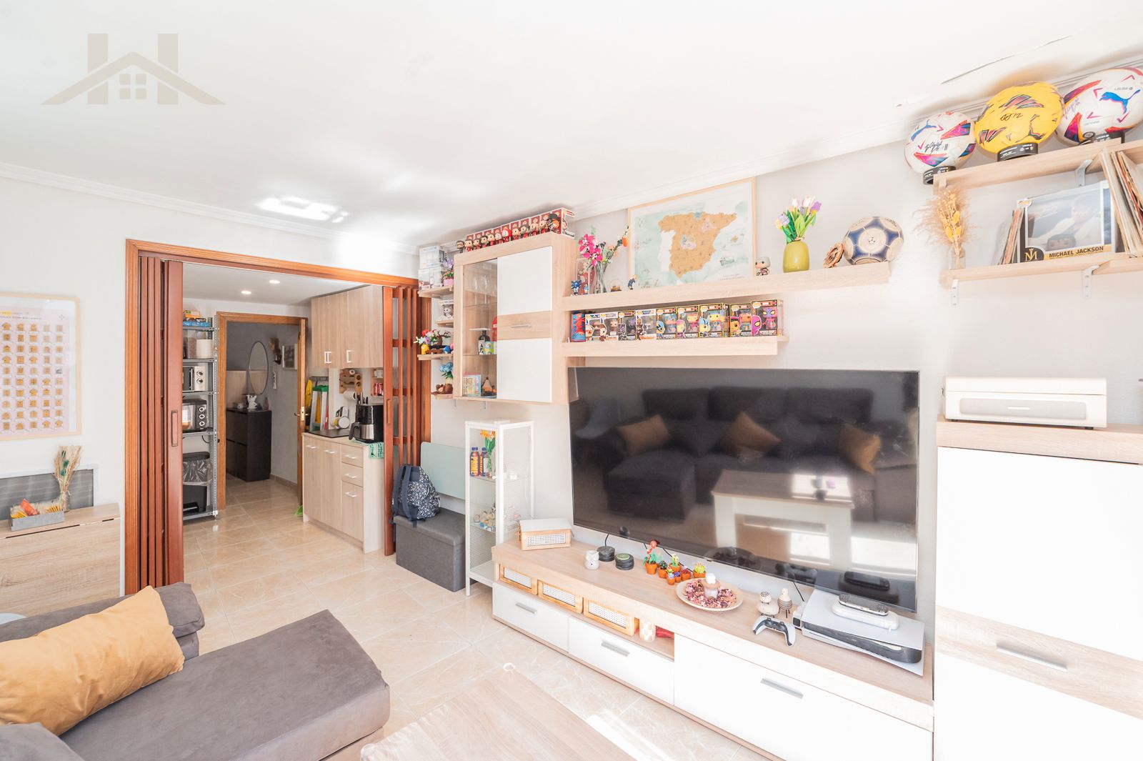 Living room of Flat for sale in Pinto  with Heating and Balcony