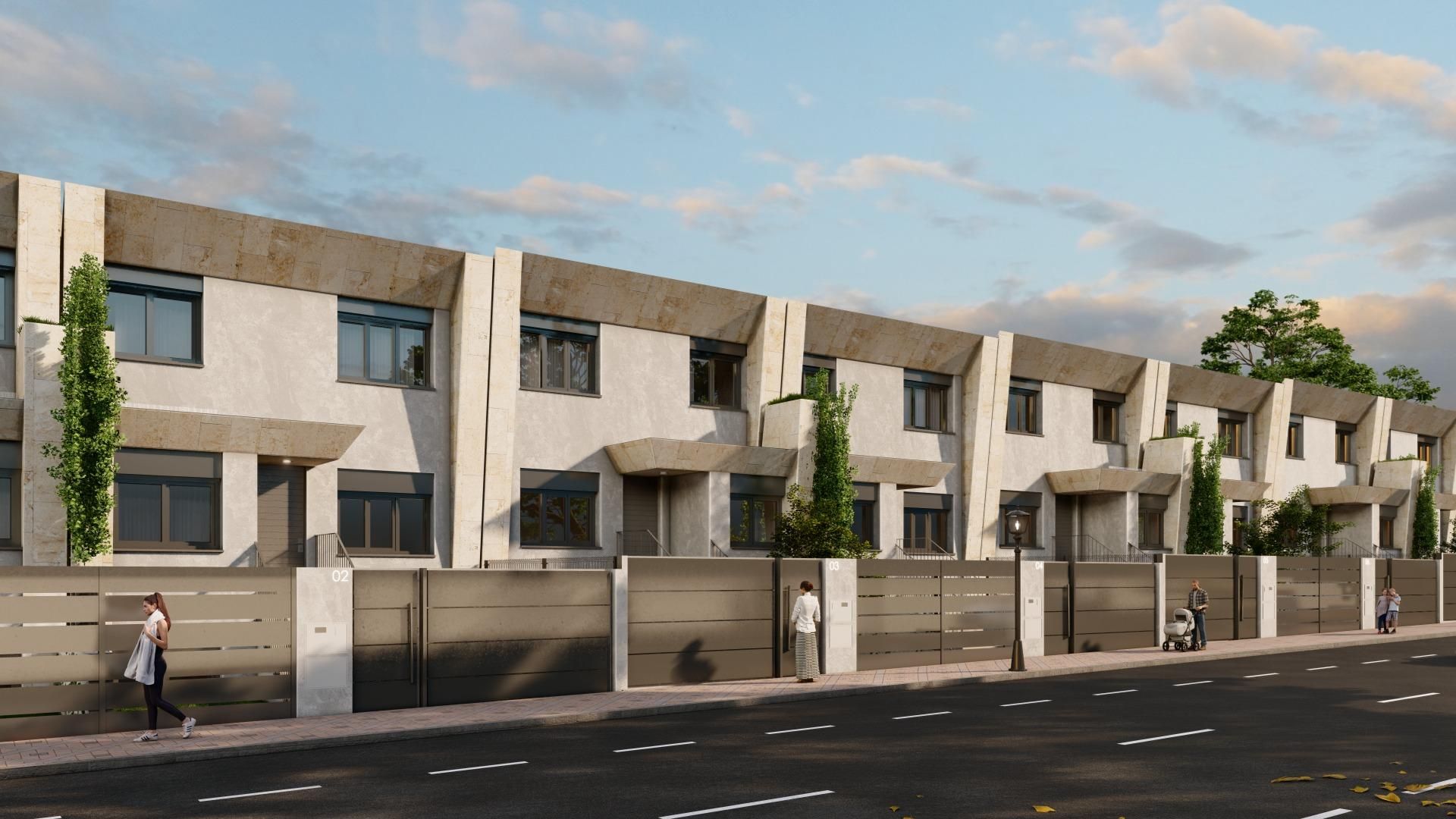 Vista exterior de Casa adosada en venta en Ávila Capital