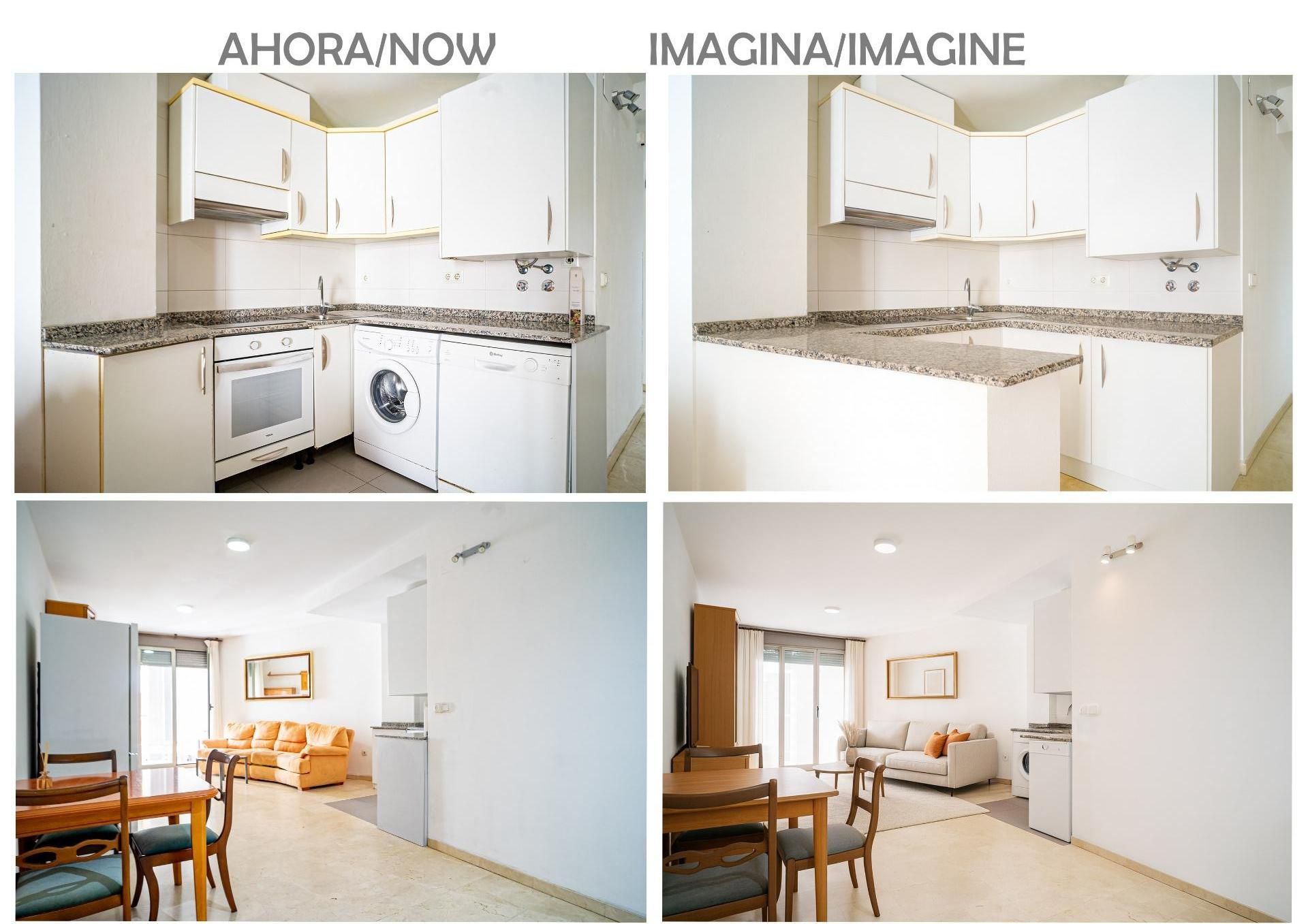 Kitchen of Apartment for sale in Benidorm  with Air Conditioner and Balcony