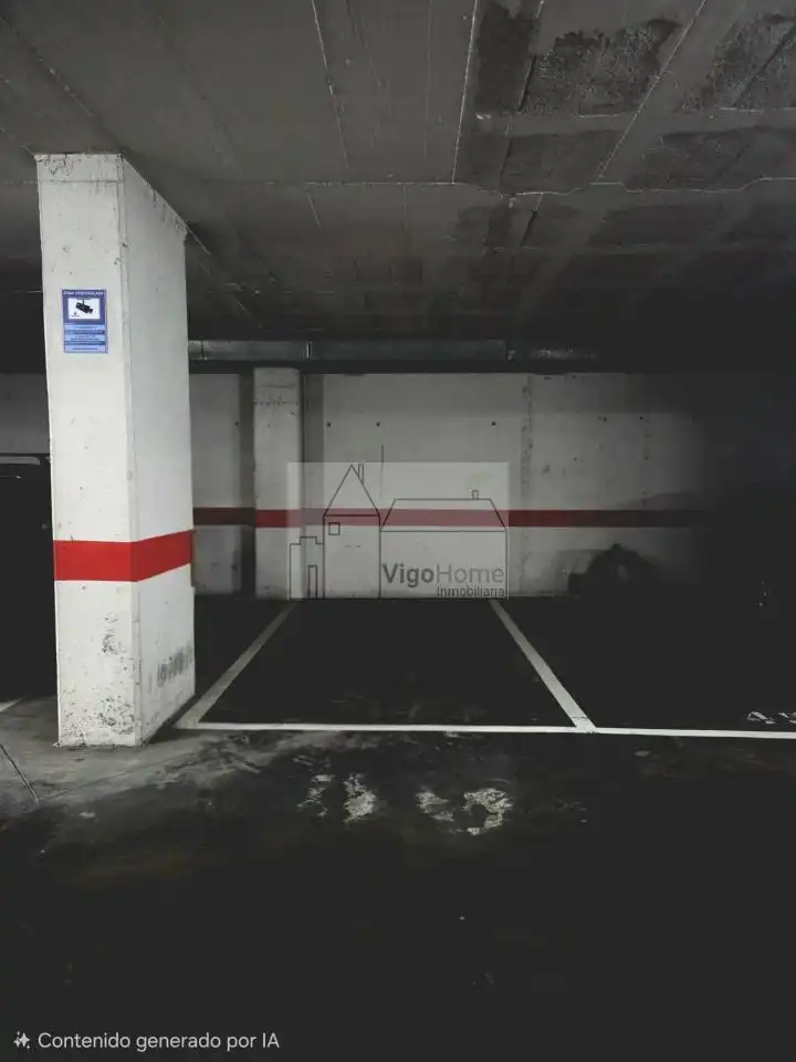Parking of Flat for sale in Vigo   with Heating, Parquet flooring and Storage room