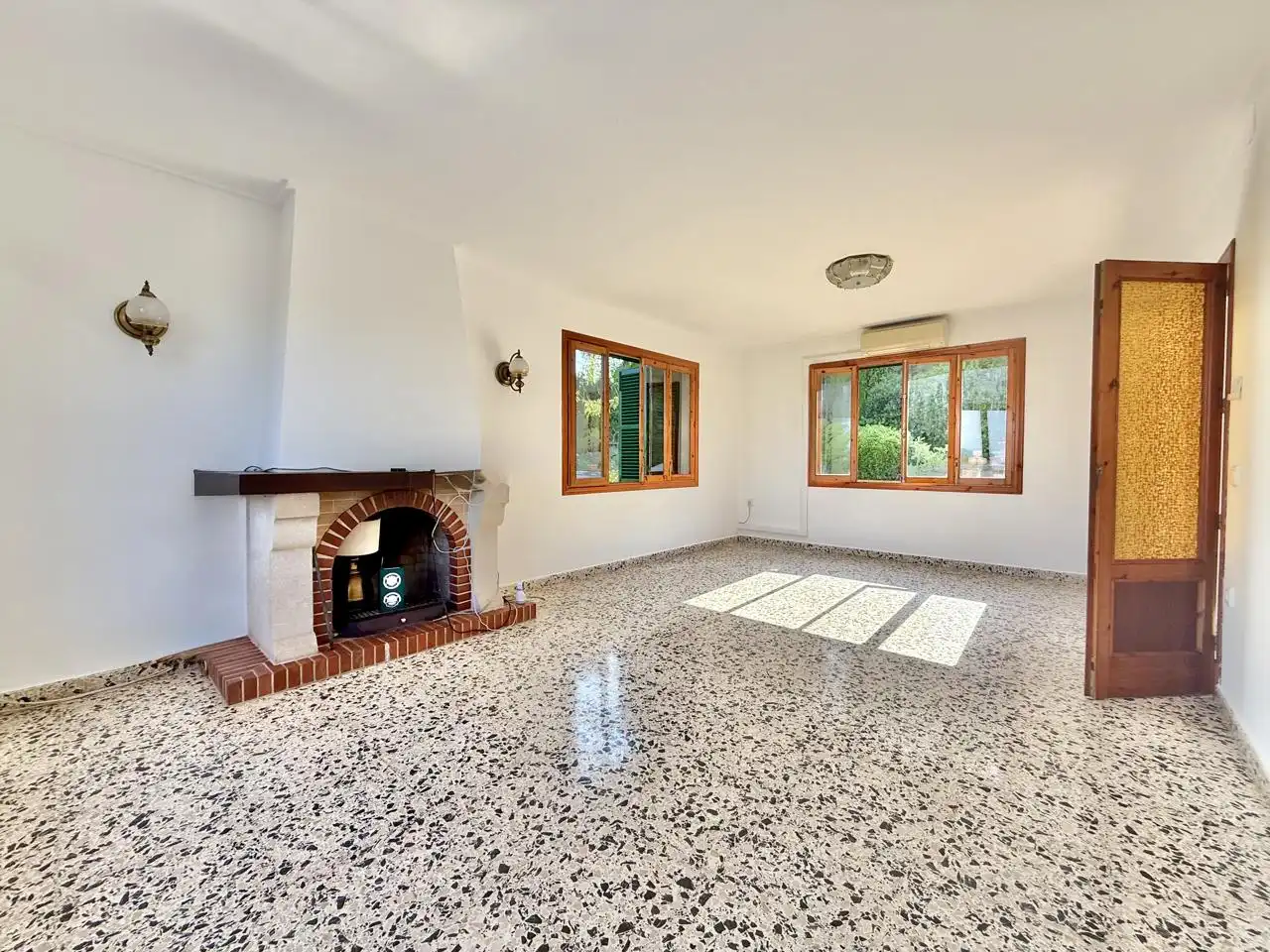 Sala de estar de Casa o chalet de alquiler en Esporles con Aire acondicionado, Jardín privado y Terraza