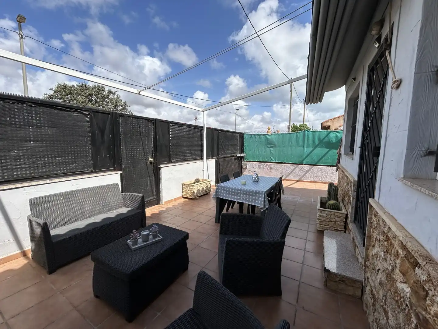 Terrassa de Casa o xalet en venda en Cartagena amb Aire condicionat, Jardí privat i Terrassa
