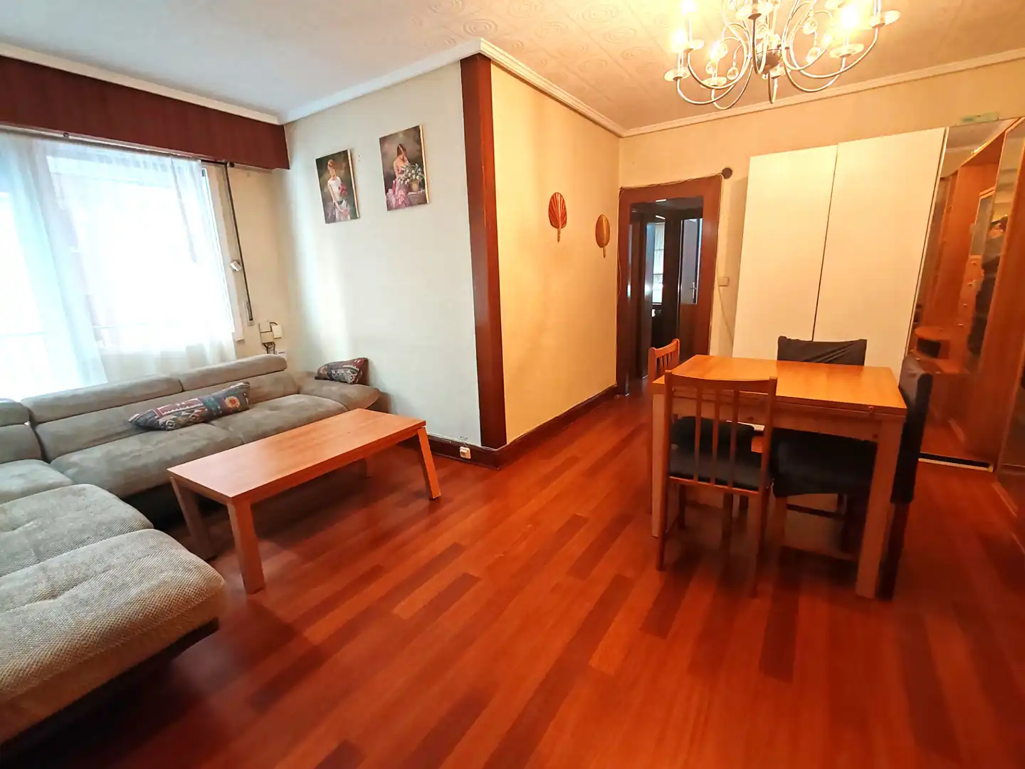 Sala de estar de Piso en venta en Bilbao  con Calefacción, Amueblado y Horno
