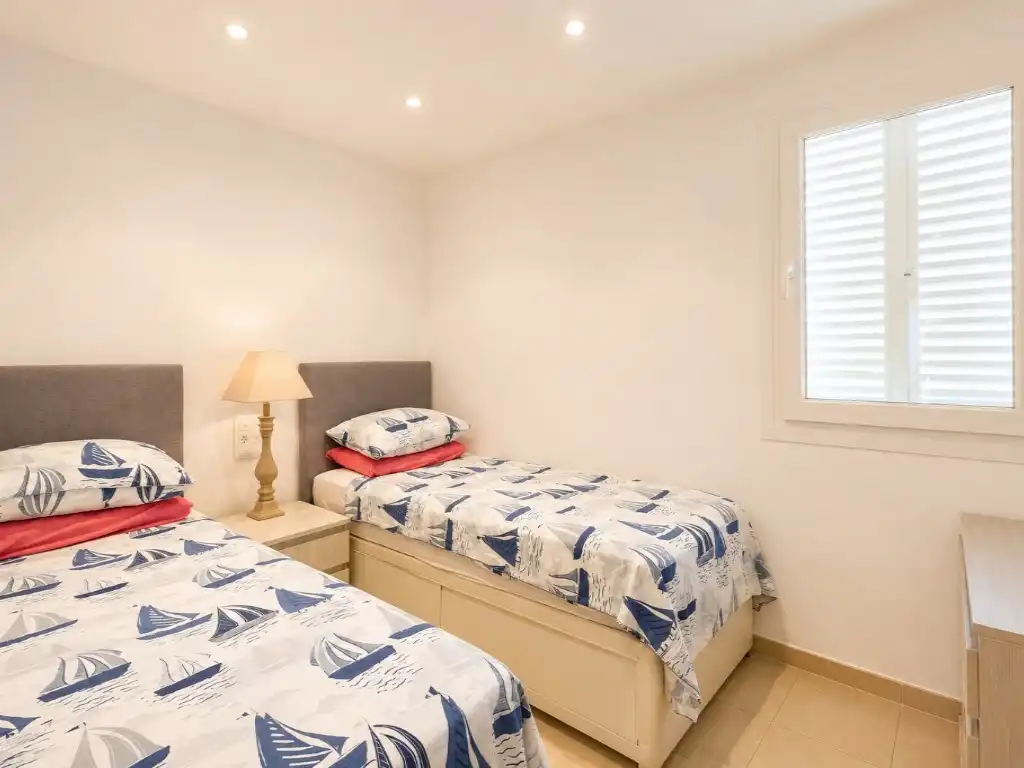 Schlafzimmer von Wohnung zur Miete in Calvià mit Klimaanlage, Privatgarten und Terrasse