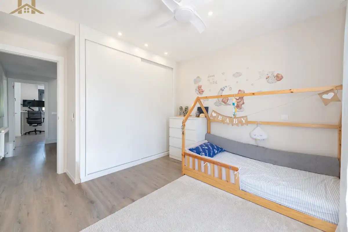 Schlafzimmer von Haus oder Chalet zum Verkauf in Colmenar Viejo mit Klimaanlage, Privatgarten und Terrasse