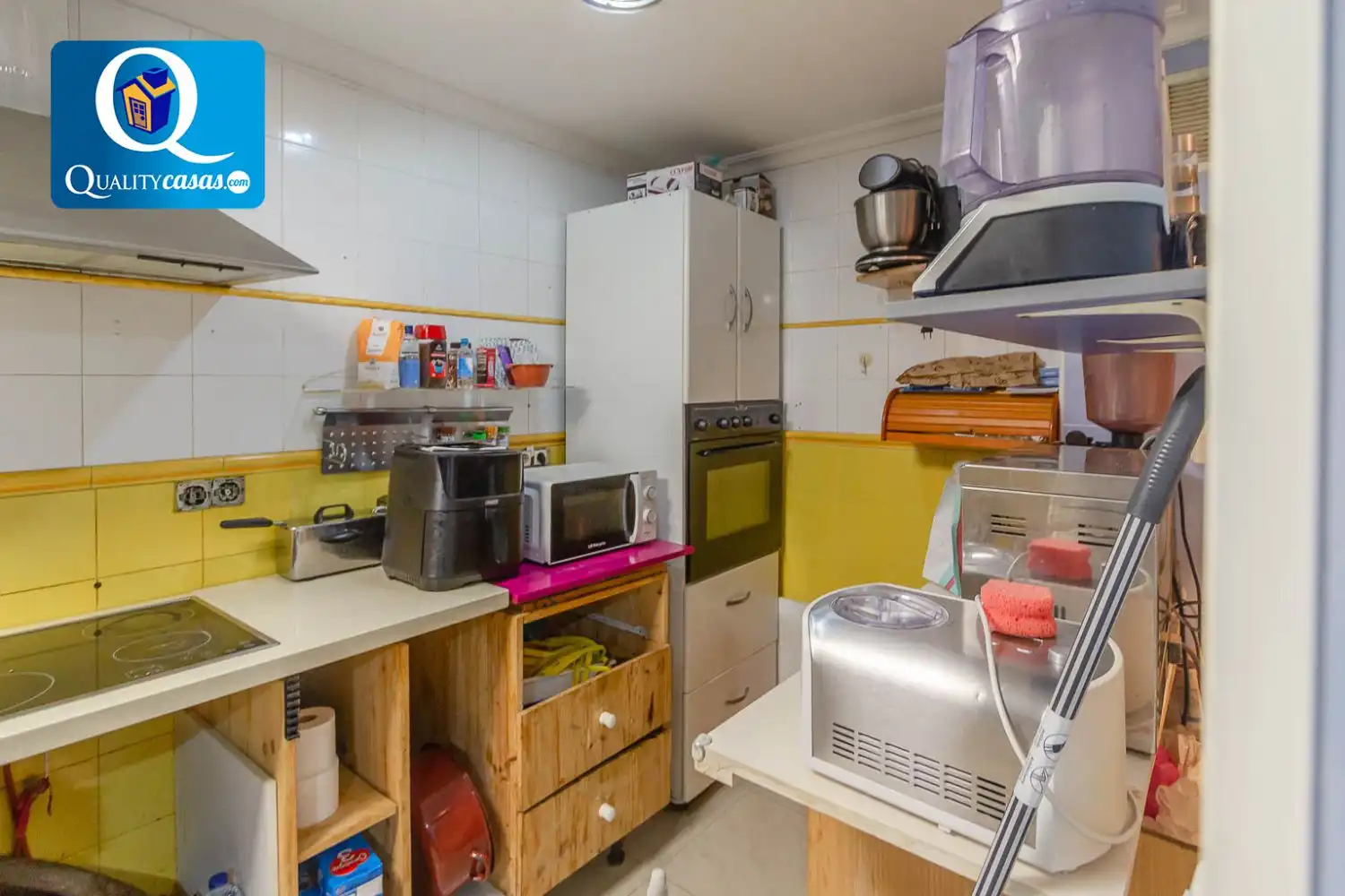 Cocina de Apartamento en venta en Alicante / Alacant con Aire acondicionado y Terraza