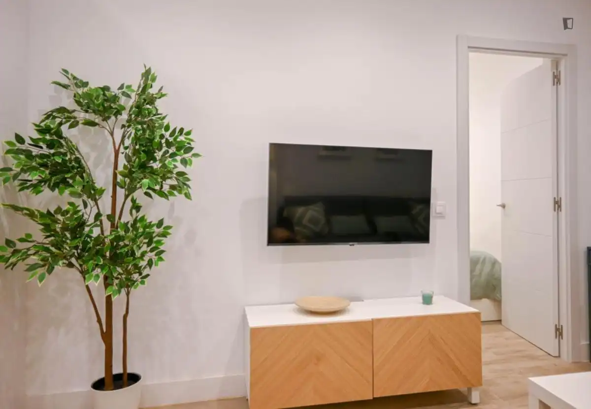 Wohnzimmer von Wohnungen zur Miete in Madrid mit Klimaanlage, Möbliert und Ofen