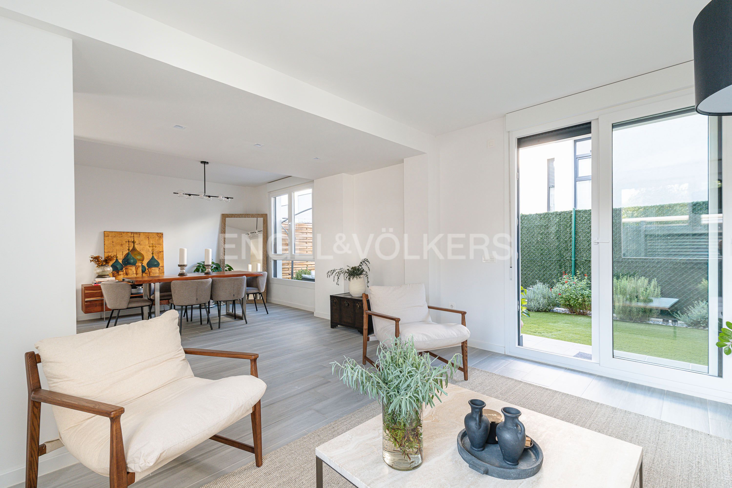 Living room of House or chalet to rent in Villanueva del Pardillo  with Air Conditioner, Heating and Private garden