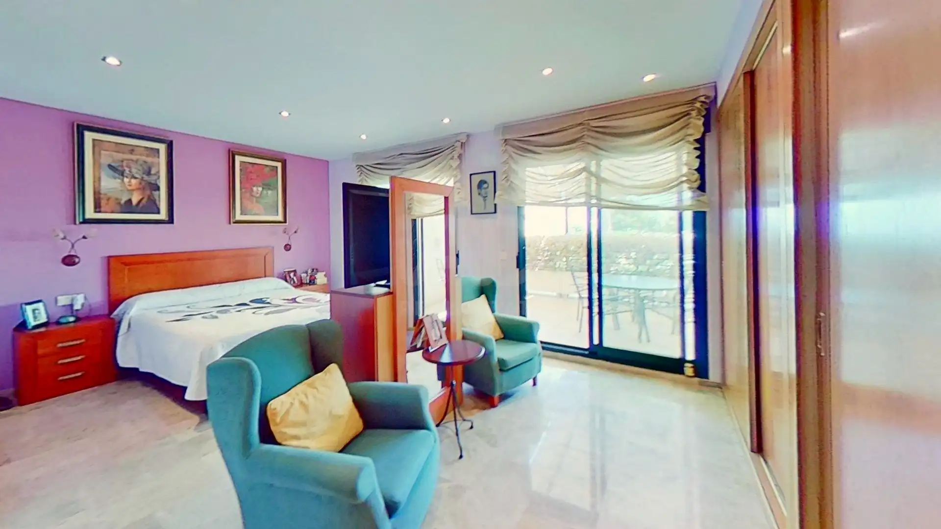 Habitación de Casa adosada en venta en Alicante / Alacant con Aire acondicionado, Calefacción y Terraza