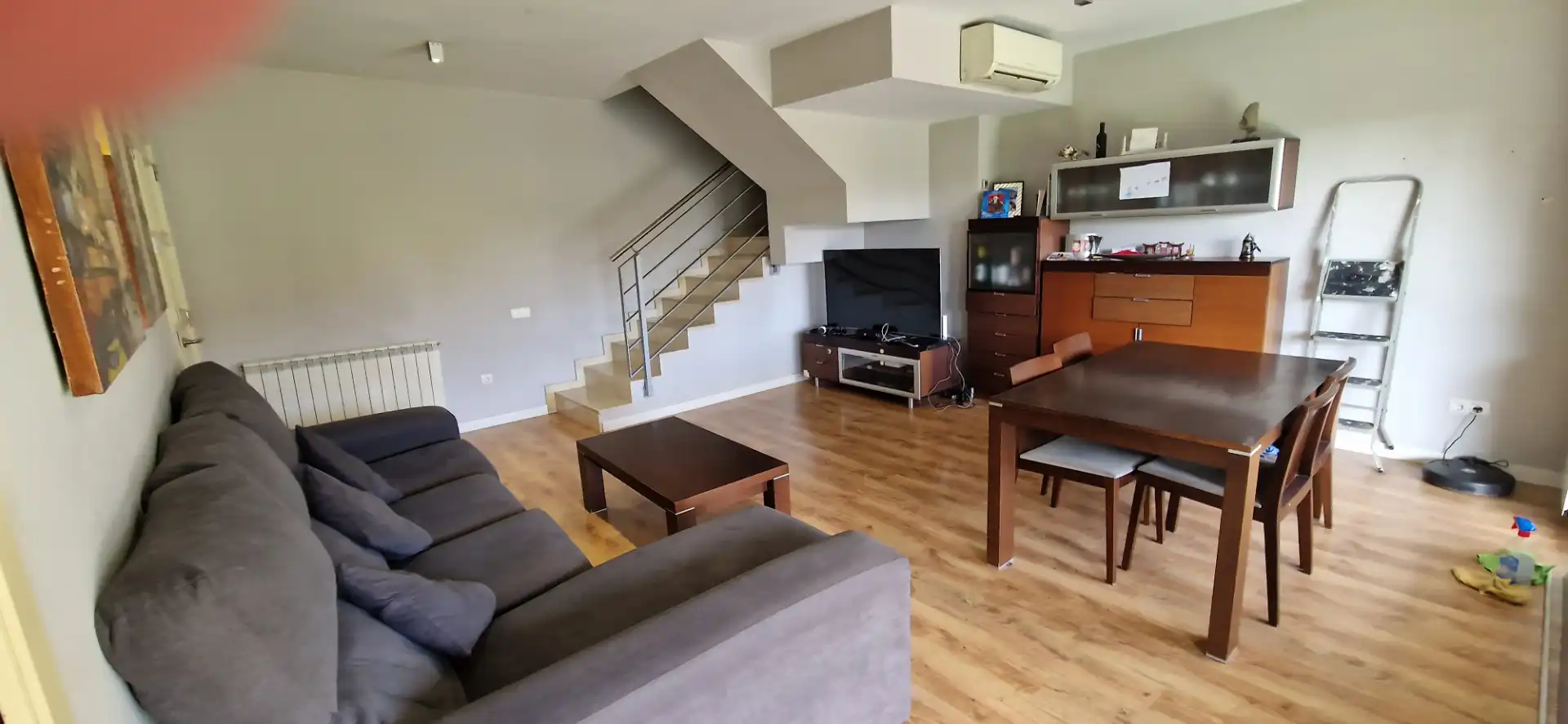 Sala d'estar de Pis en venda en Viladecavalls amb Aire condicionat, Calefacció i Parquet