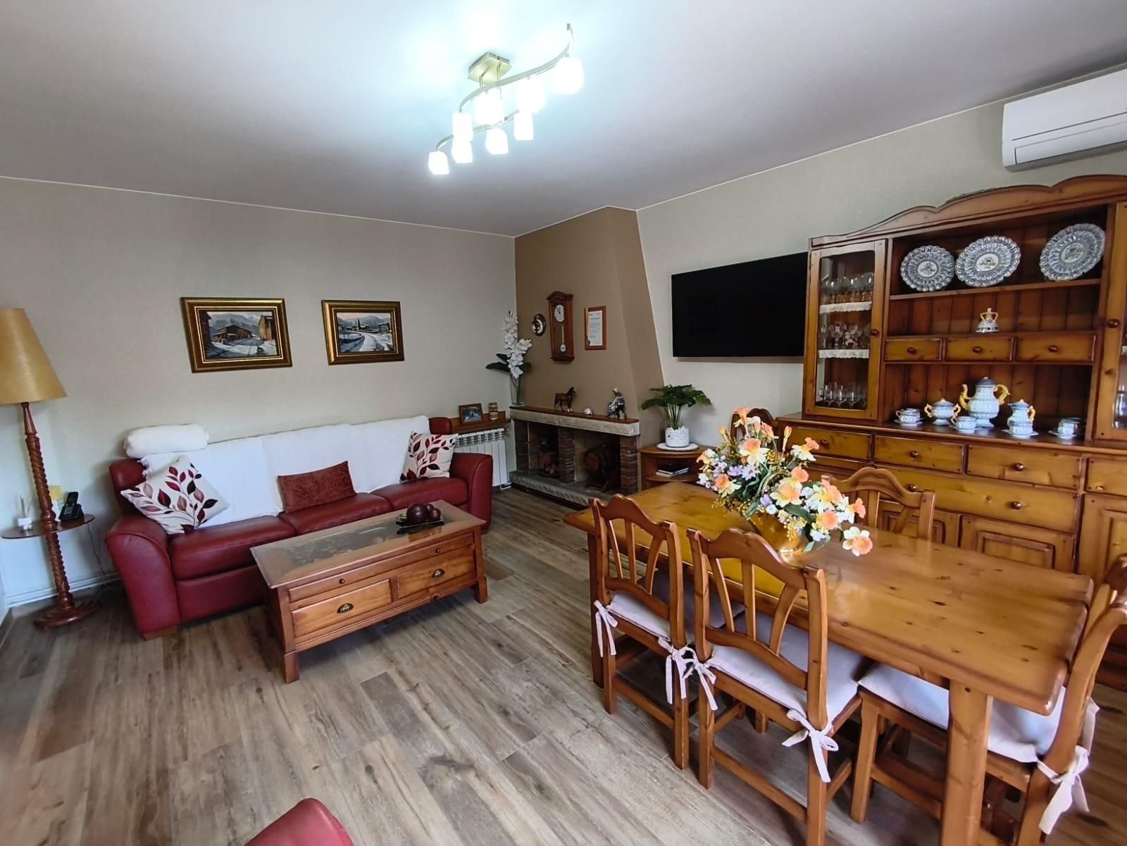 Living room of Flat for sale in Viladecavalls  with Air Conditioner, Terrace and Furnished
