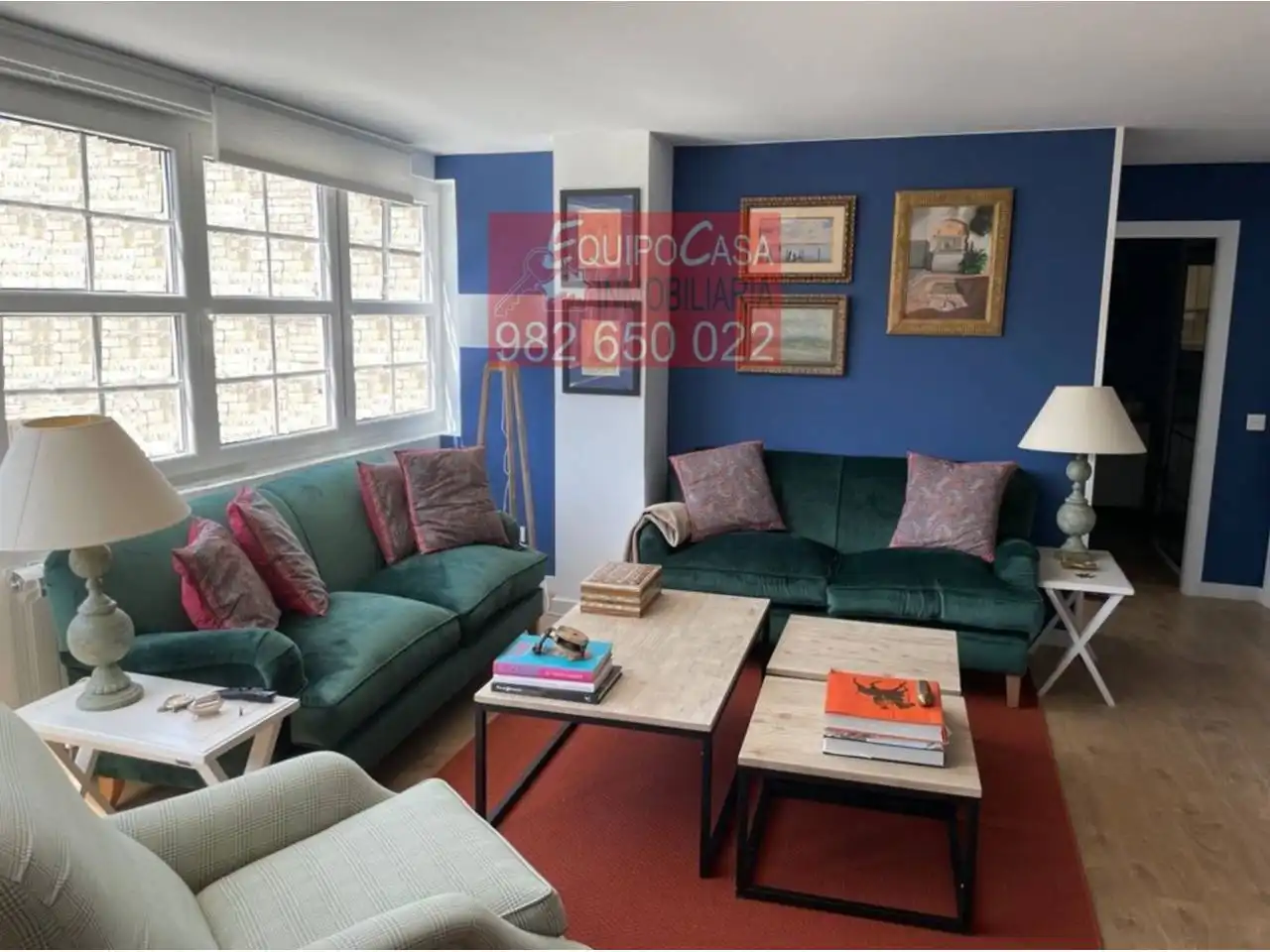 Sala de estar de Apartamento en venta en Lugo con Calefacción, Parquet y Trastero