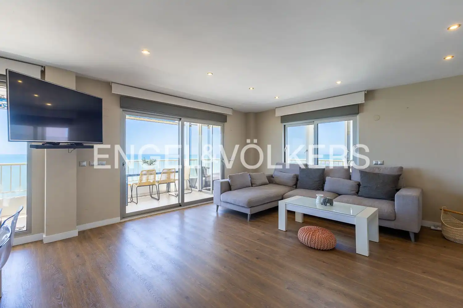 Living room of Flat for rent in Cullera  with Heating, Terrace and Swimming Pool