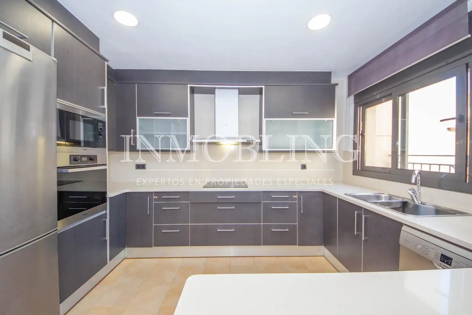 Cocina de Piso de alquiler en Mataró con Aire acondicionado, Calefacción y Parquet
