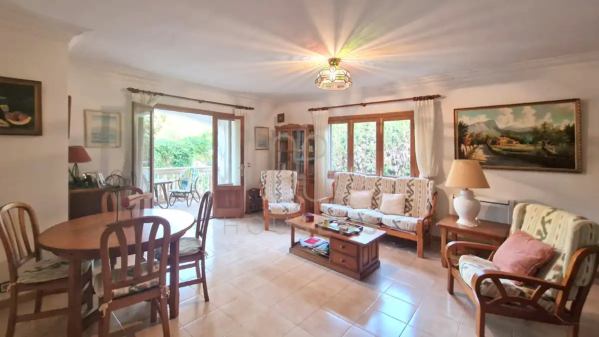 Sala de estar de Casa o chalet en venta en Alcúdia con Jardín privado, Terraza y Trastero