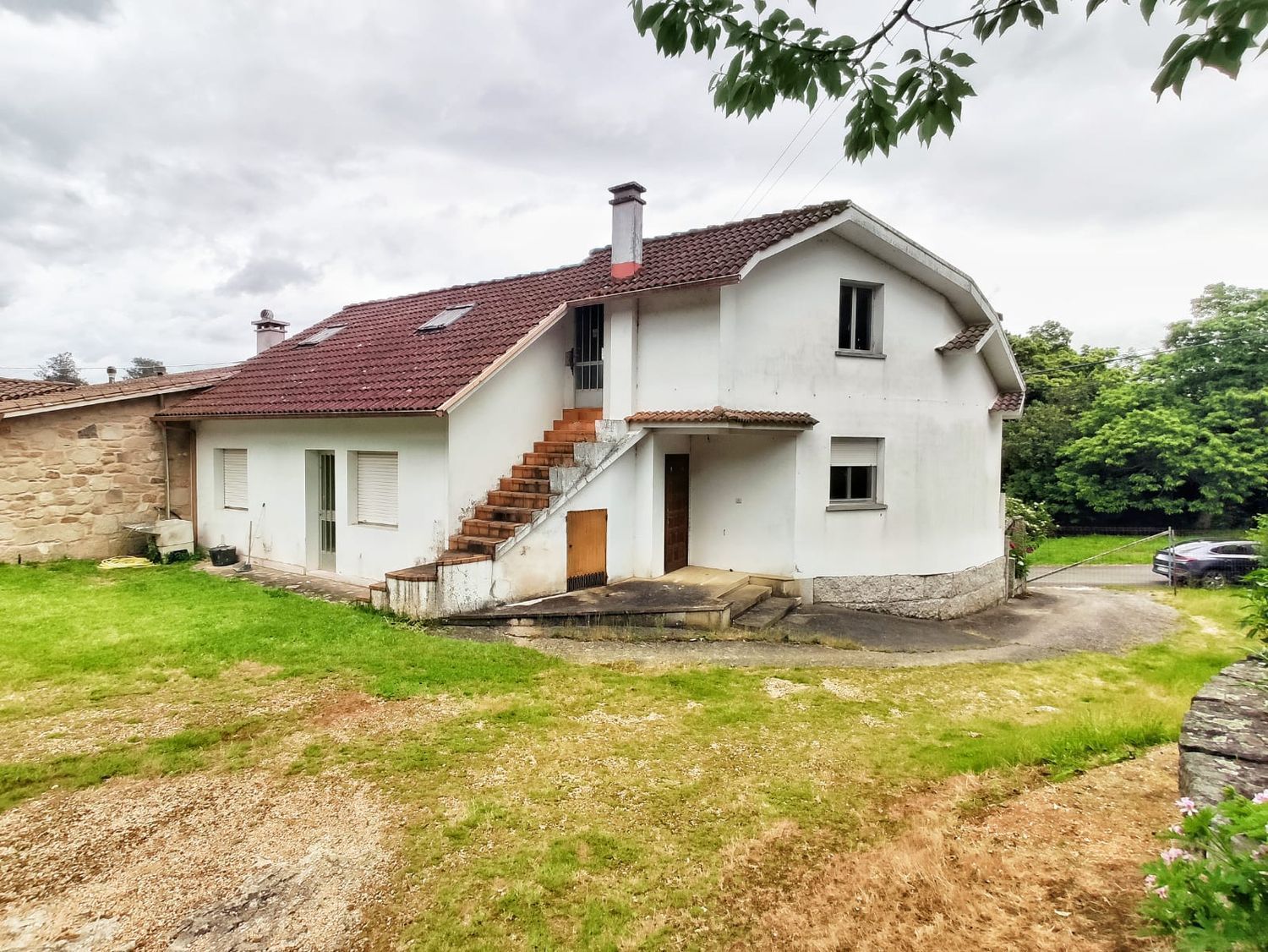 Exterior view of House or chalet for sale in Caldas de Reis  with Private garden, Terrace and Storage room