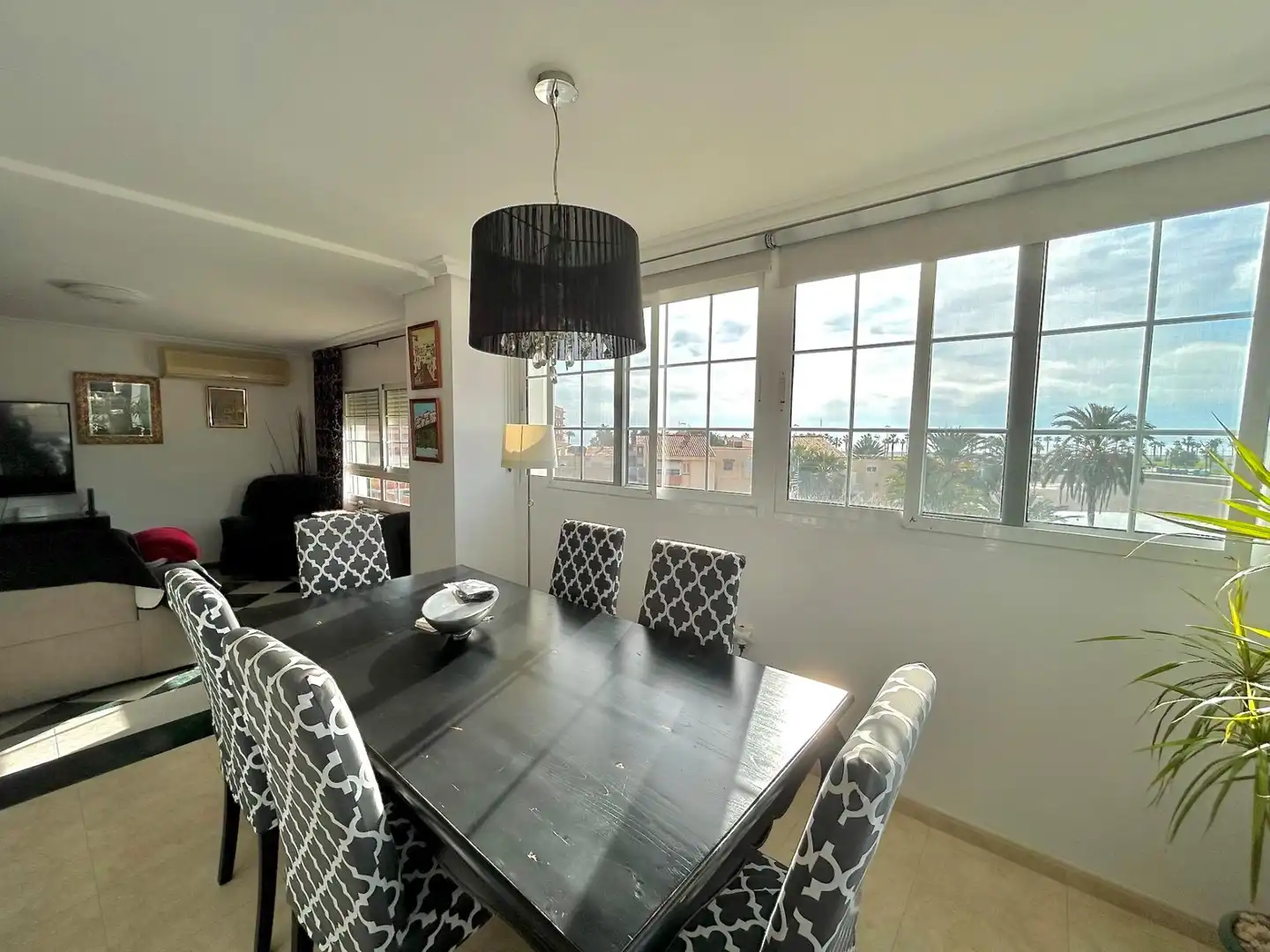 Dining room of Attic for sale in Roquetas de Mar  with Private garden, Terrace and Furnished
