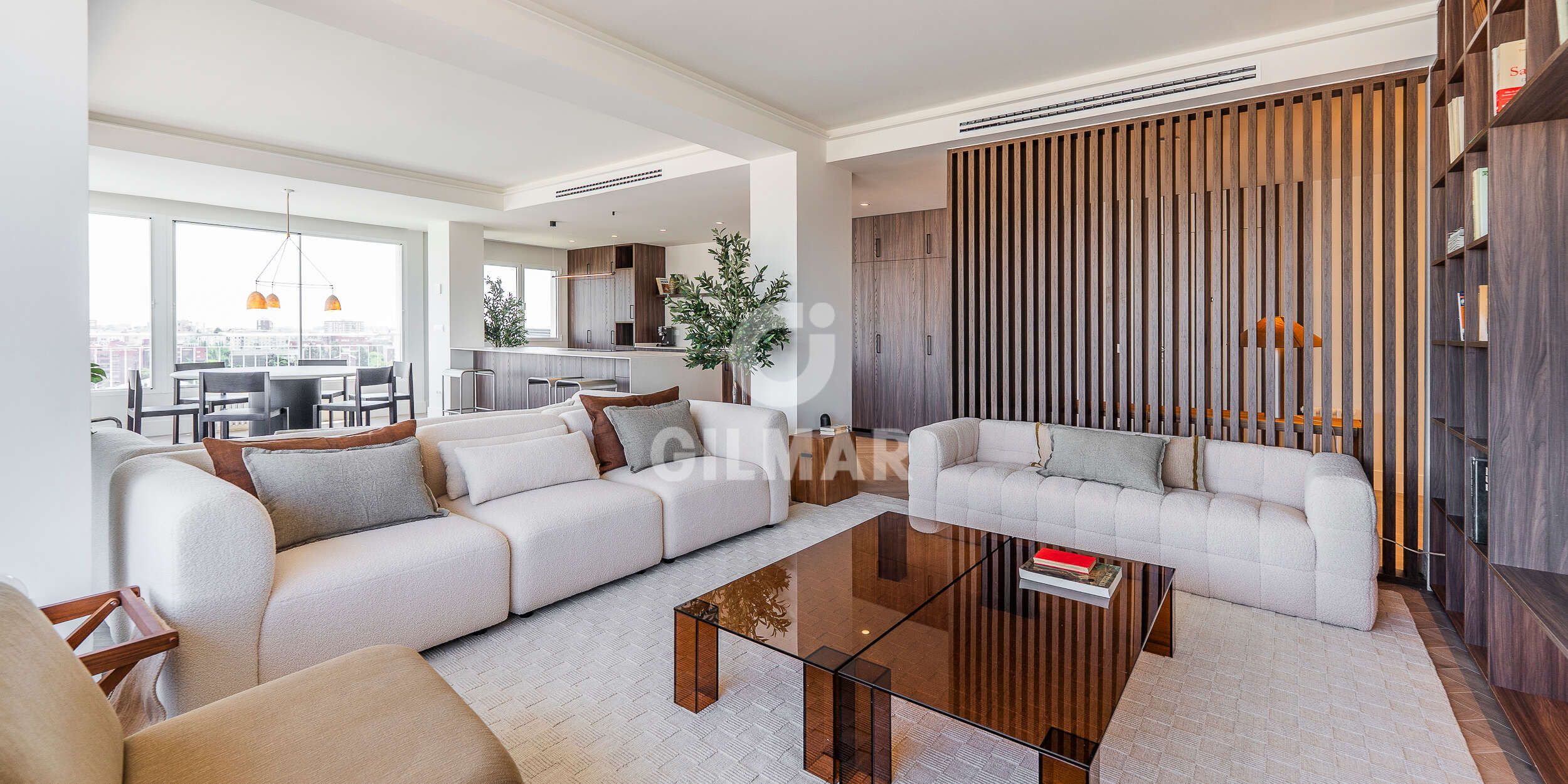 Living room of Flat for sale in  Madrid Capital  with Heating