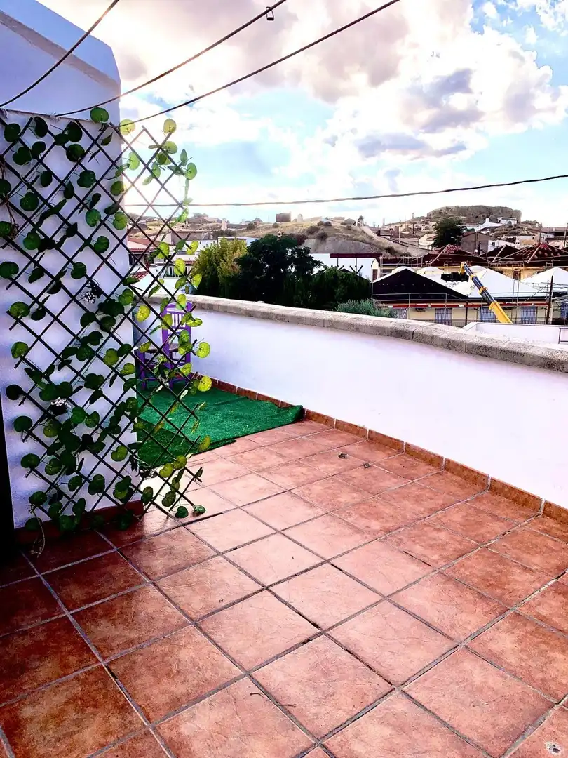 Terraza de Casa o chalet de alquiler en Guadix con Terraza, Trastero y Amueblado