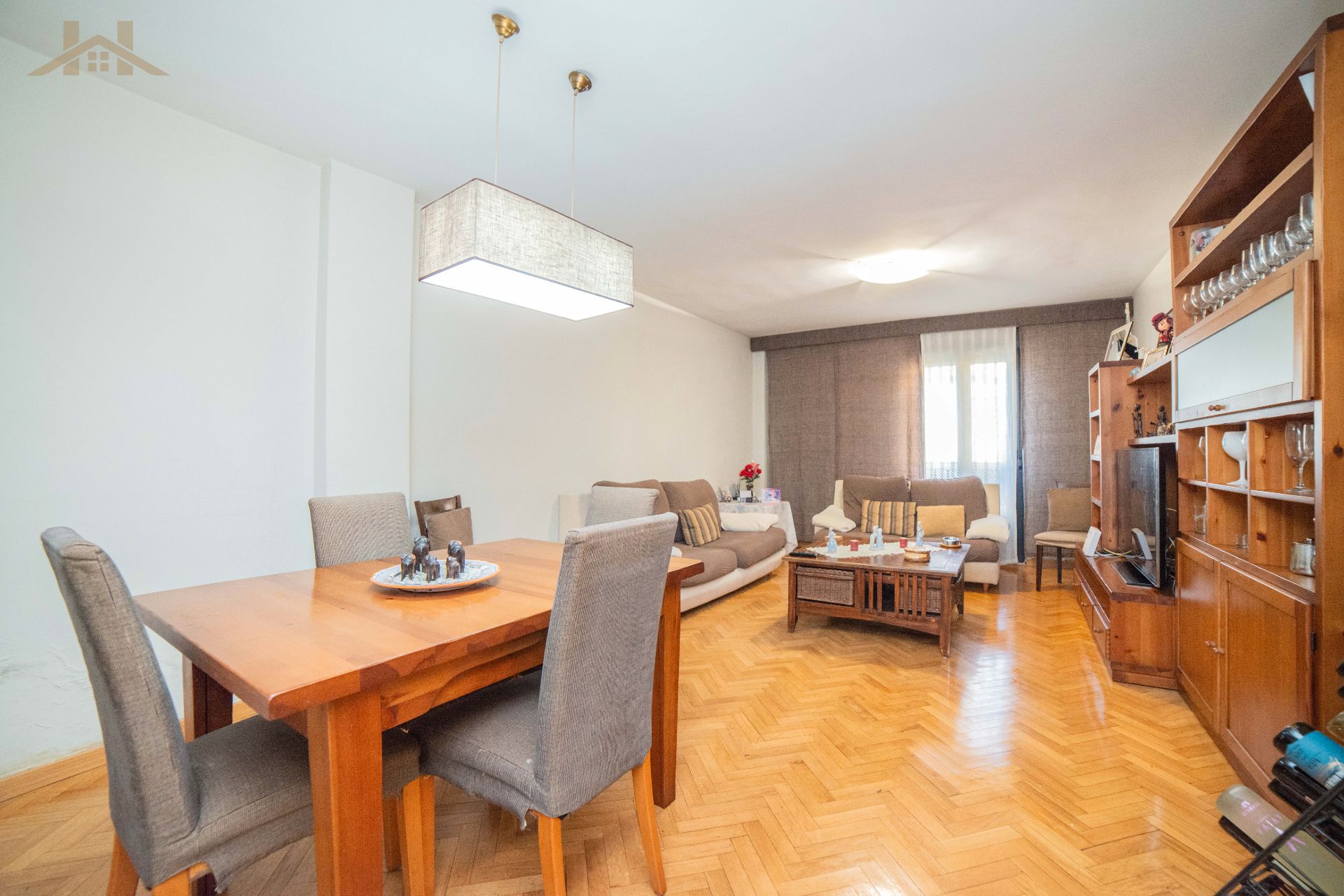 Living room of Flat for sale in Pinto  with Heating, Storage room and Furnished