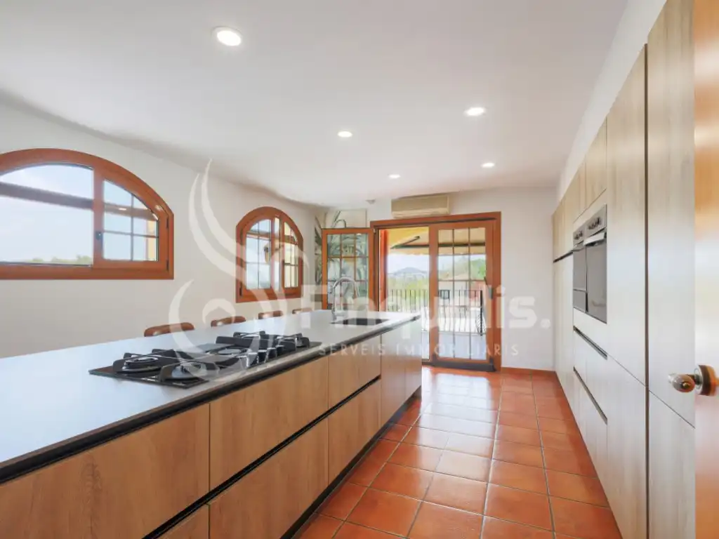Cocina de Casa o chalet en venta en Santa Eulàlia de Ronçana con Aire acondicionado