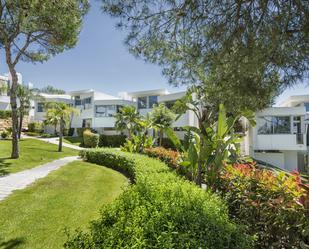 Exterior view of Single-family semi-detached to rent in Marbella  with Air Conditioner, Terrace and Swimming Pool