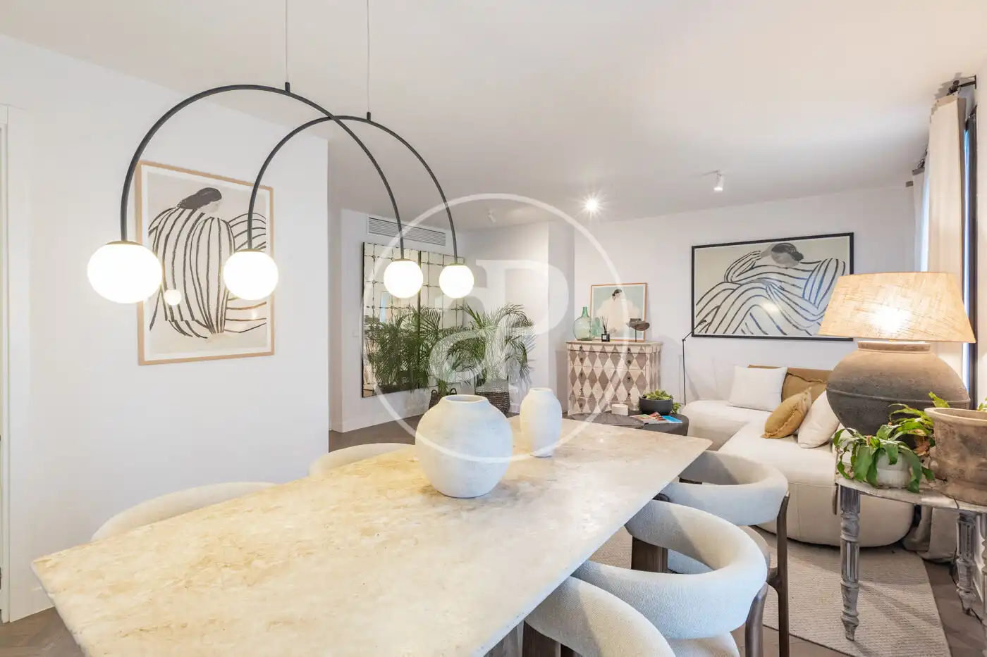 Dining room of Attic for sale in Ciudad Lineal