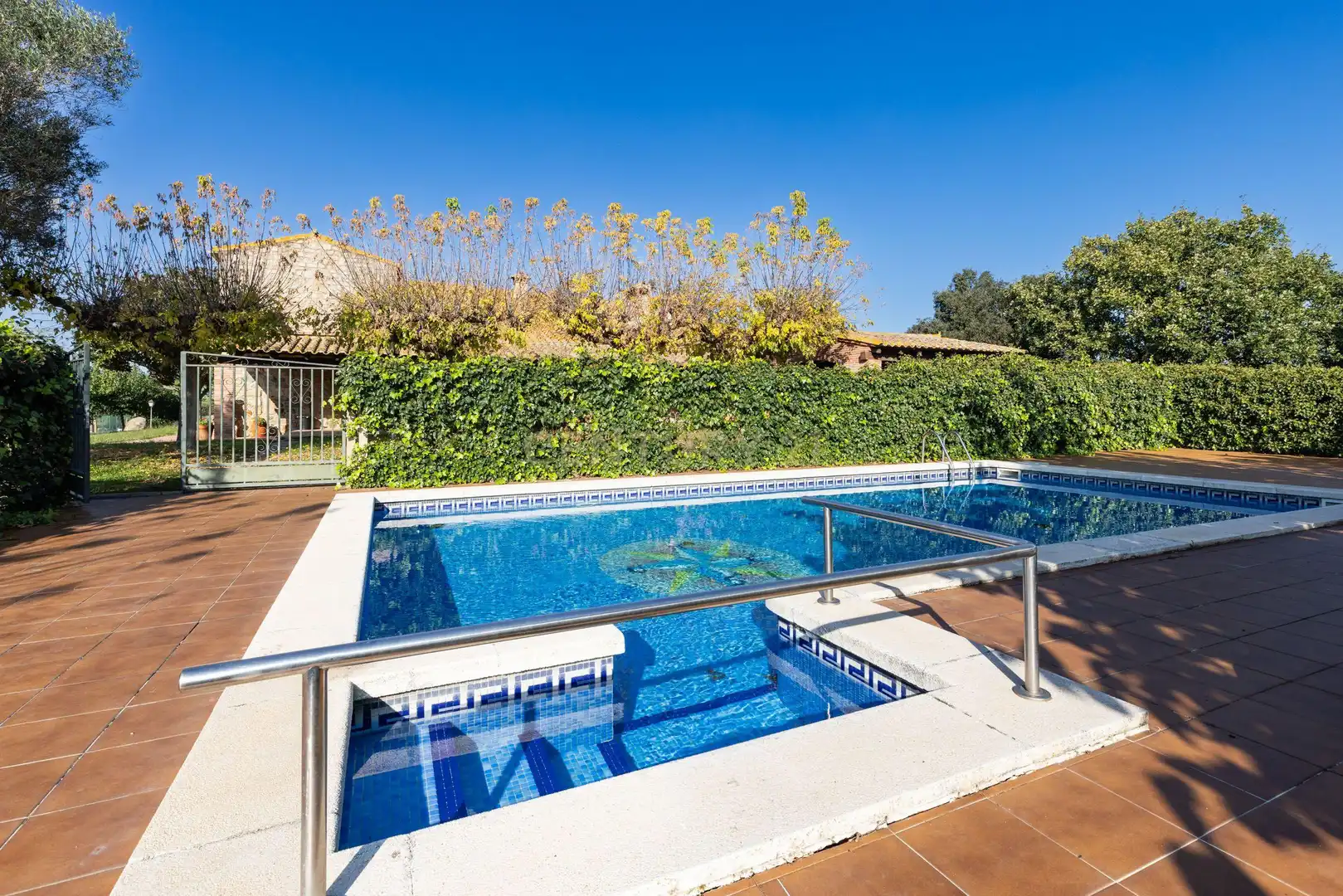 Swimming pool of Country homes for sale in Llagostera, Girona