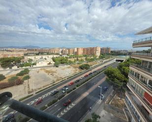 Exterior view of Apartment for sale in Alicante / Alacant  with Air Conditioner, Private garden and Parquet flooring