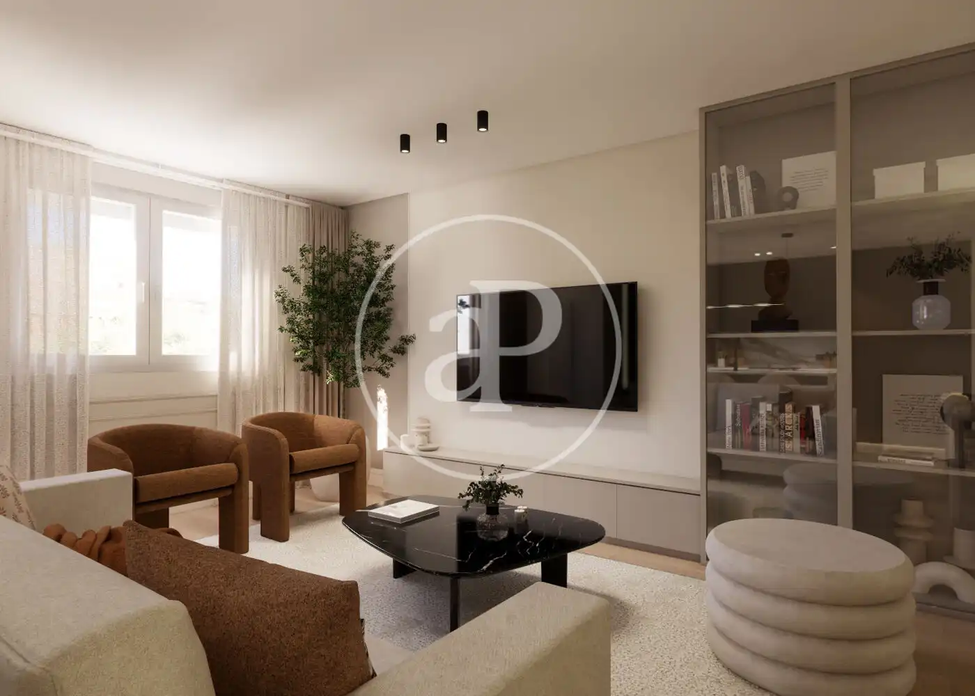Sala de estar de Piso en venta en Madrid con Aire acondicionado, Calefacción y Trastero