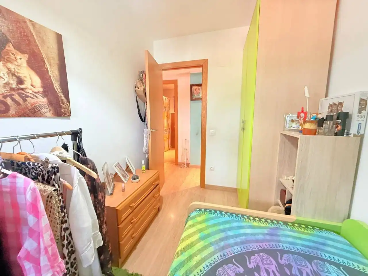 Bedroom of Flat for sale in Sant Celoni  with Heating, Furnished and Alarm
