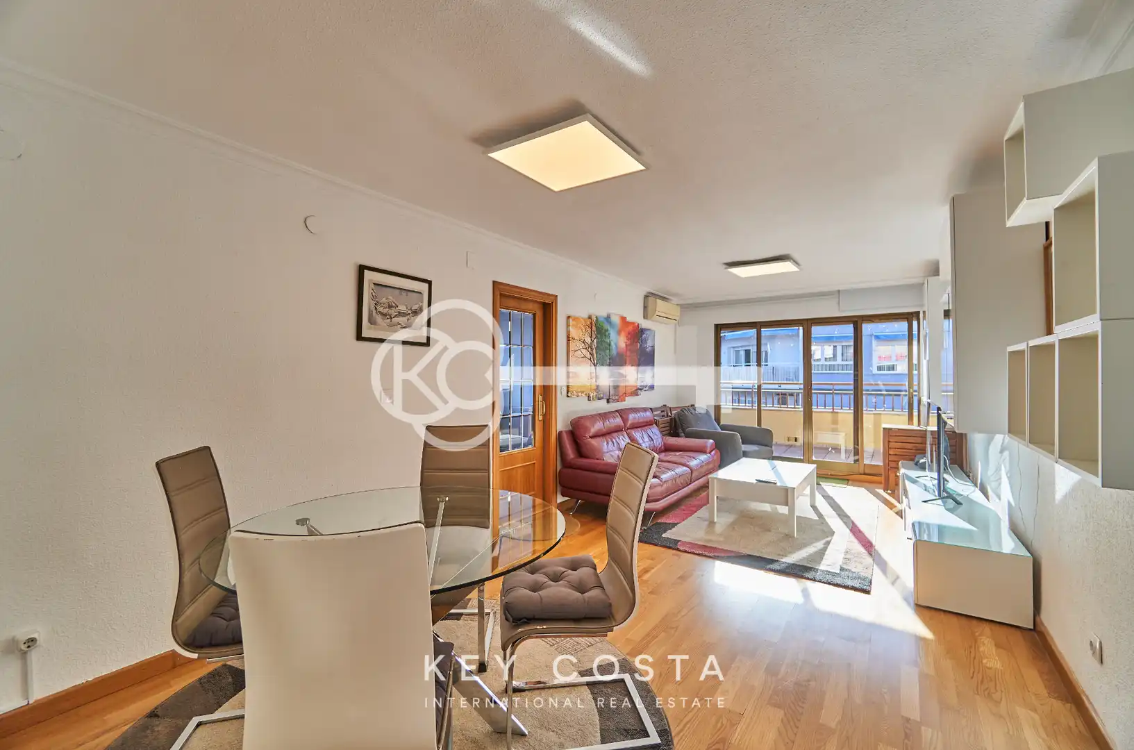 Sala d'estar de Àtic en venda en Alicante / Alacant amb Aire condicionat, Terrassa i Moblat