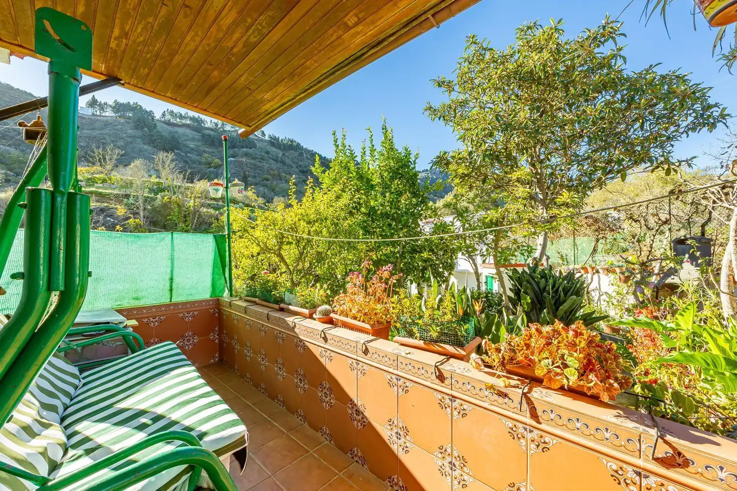 Terrassa de Casa o xalet en venda en Vega de San Mateo amb Jardí privat i Terrassa
