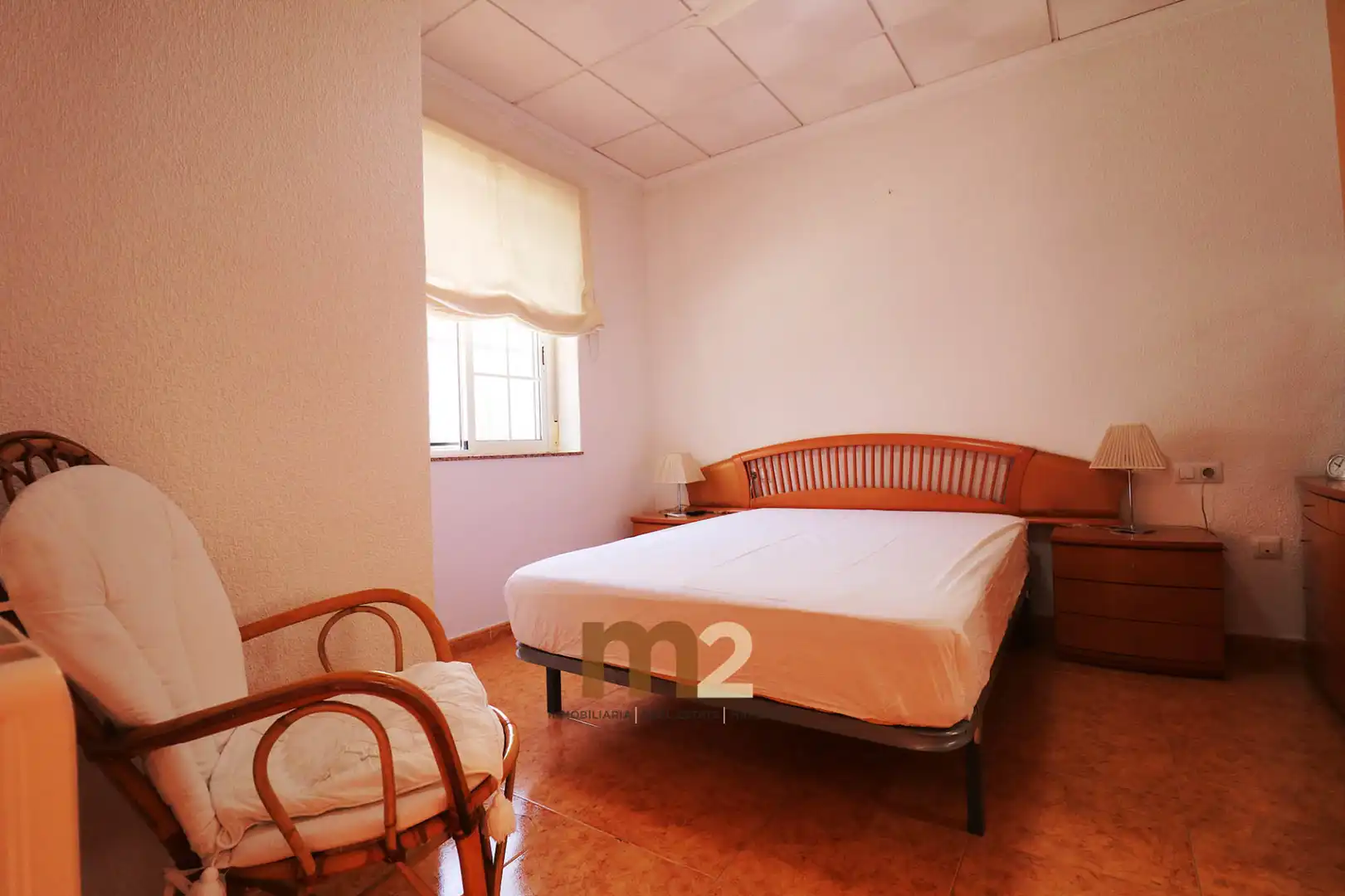 Schlafzimmer von Einfamilien-Reihenhaus zur Miete in Guardamar del Segura mit Klimaanlage, Heizung und Möbliert